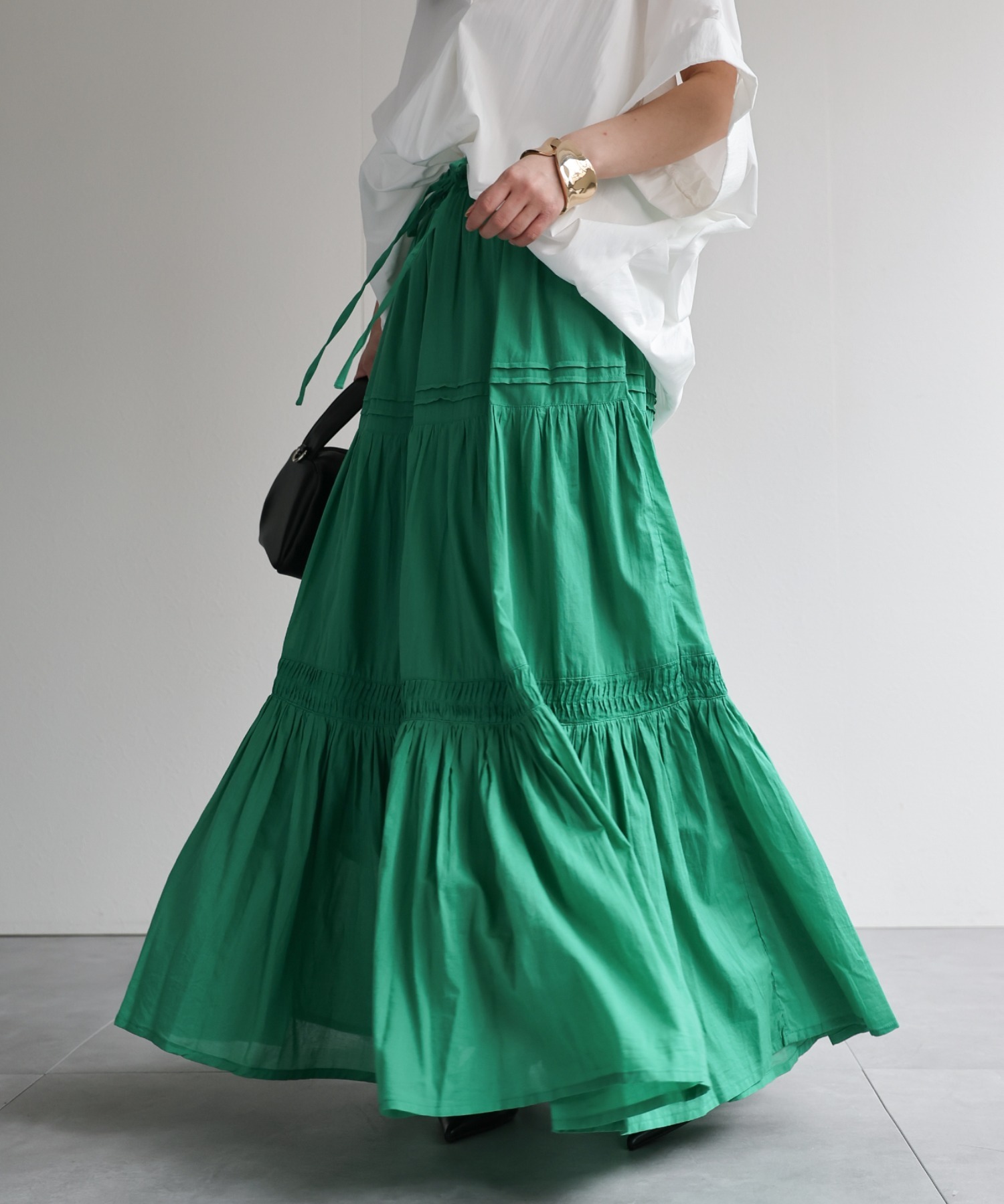 model：156cm 着用サイズ：FREE