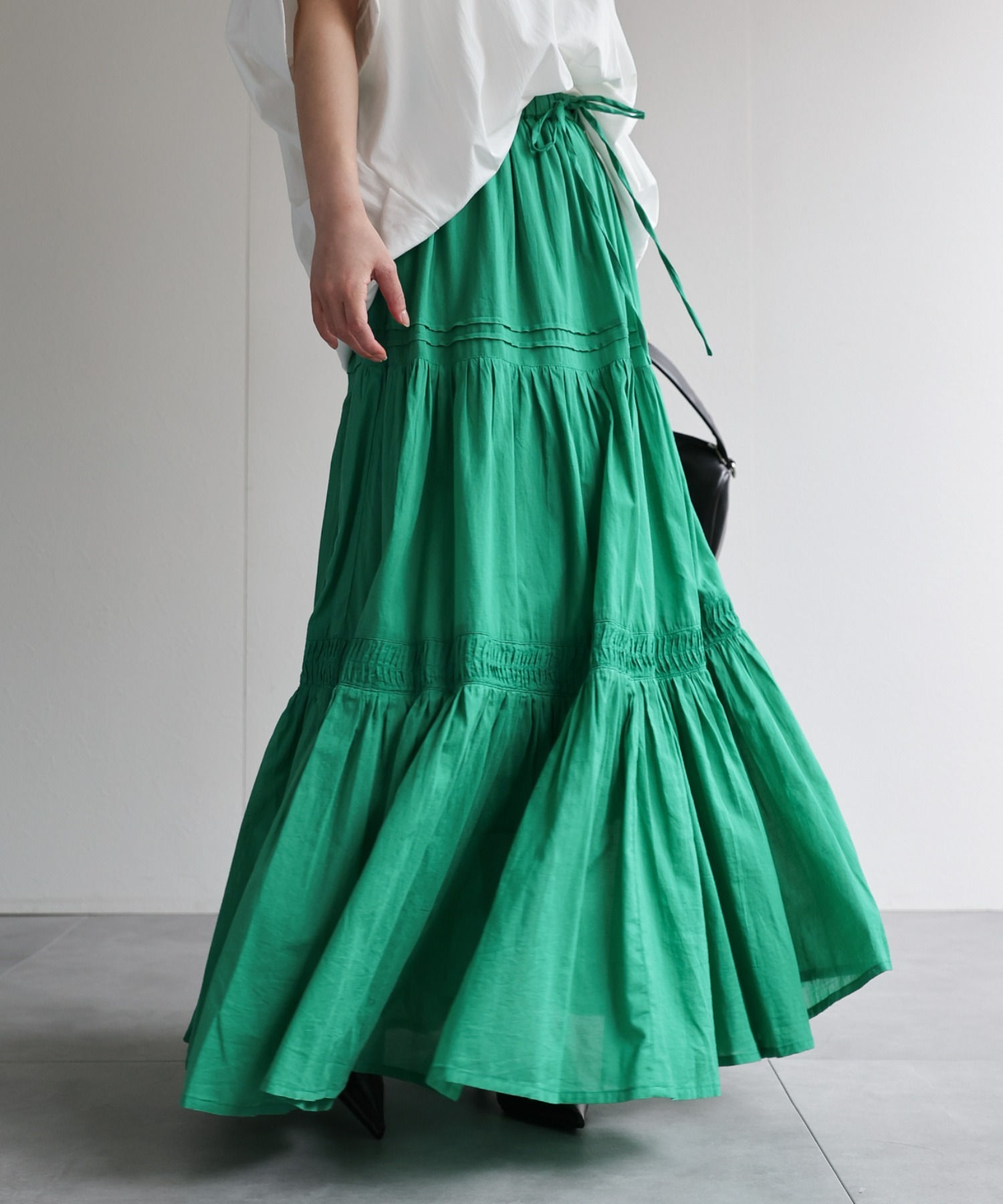 model：156cm 着用サイズ：FREE