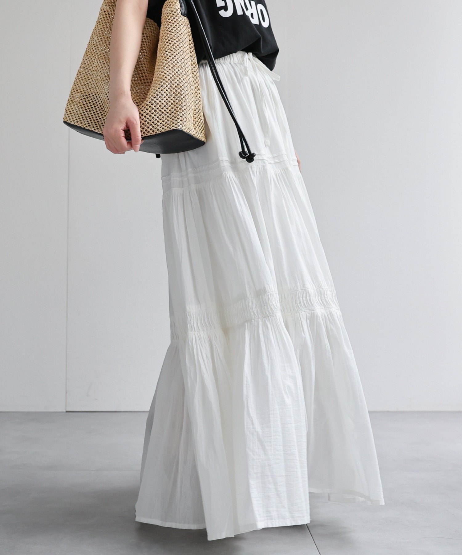 model：156cm 着用サイズ：FREE