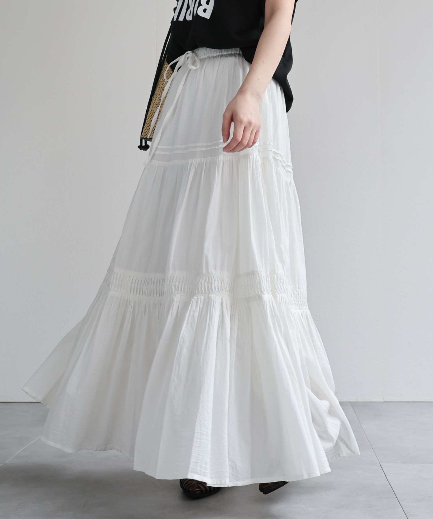 model：156cm 着用サイズ：FREE