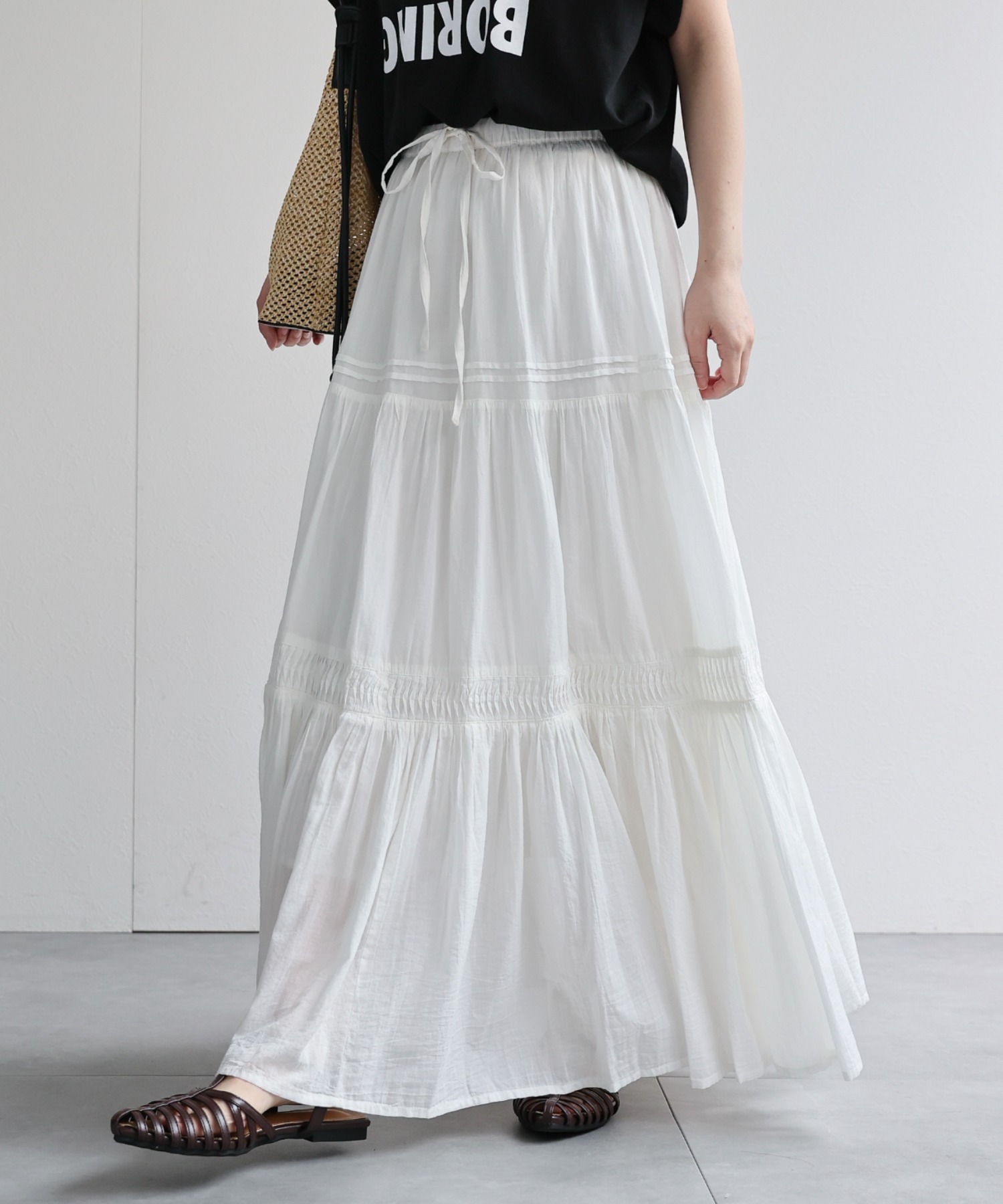 model：156cm 着用サイズ：FREE