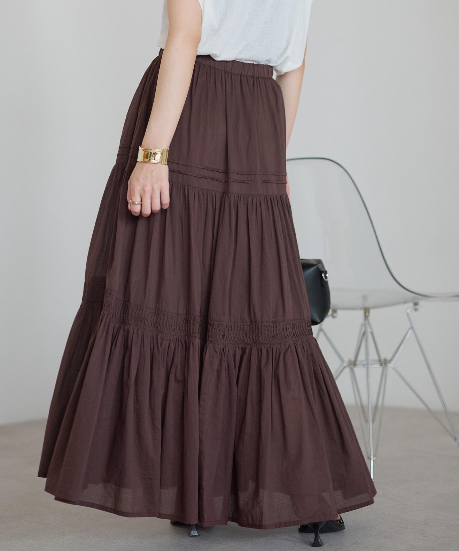 model：161cm 着用サイズ：FREE