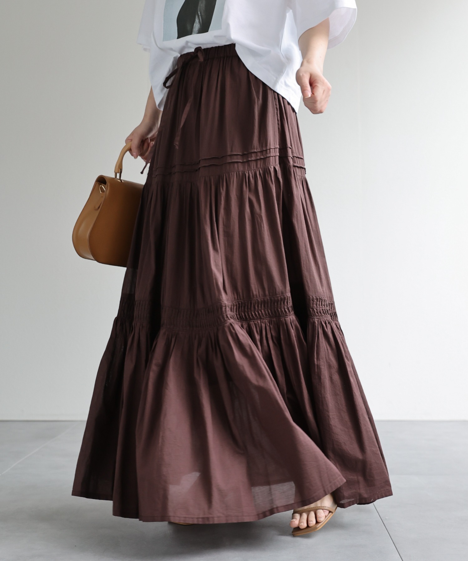 model：156cm 着用サイズ：FREE