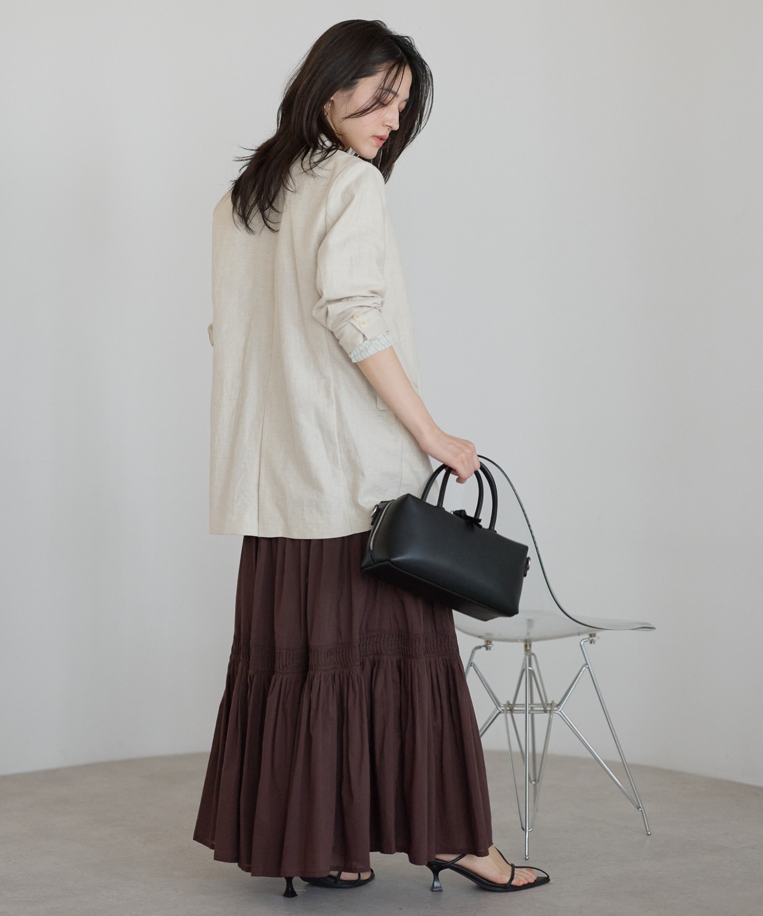model：161cm 着用サイズ：FREE