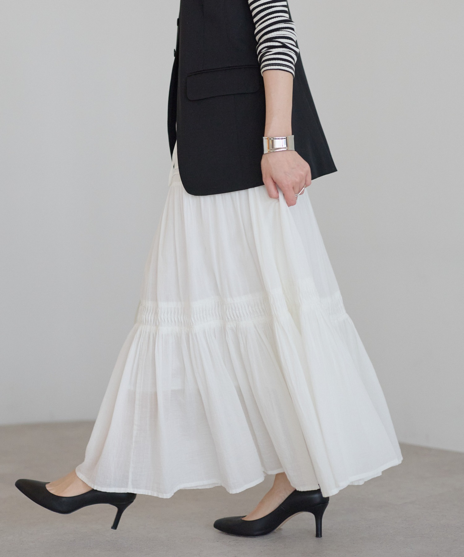 model：161cm 着用サイズ：FREE