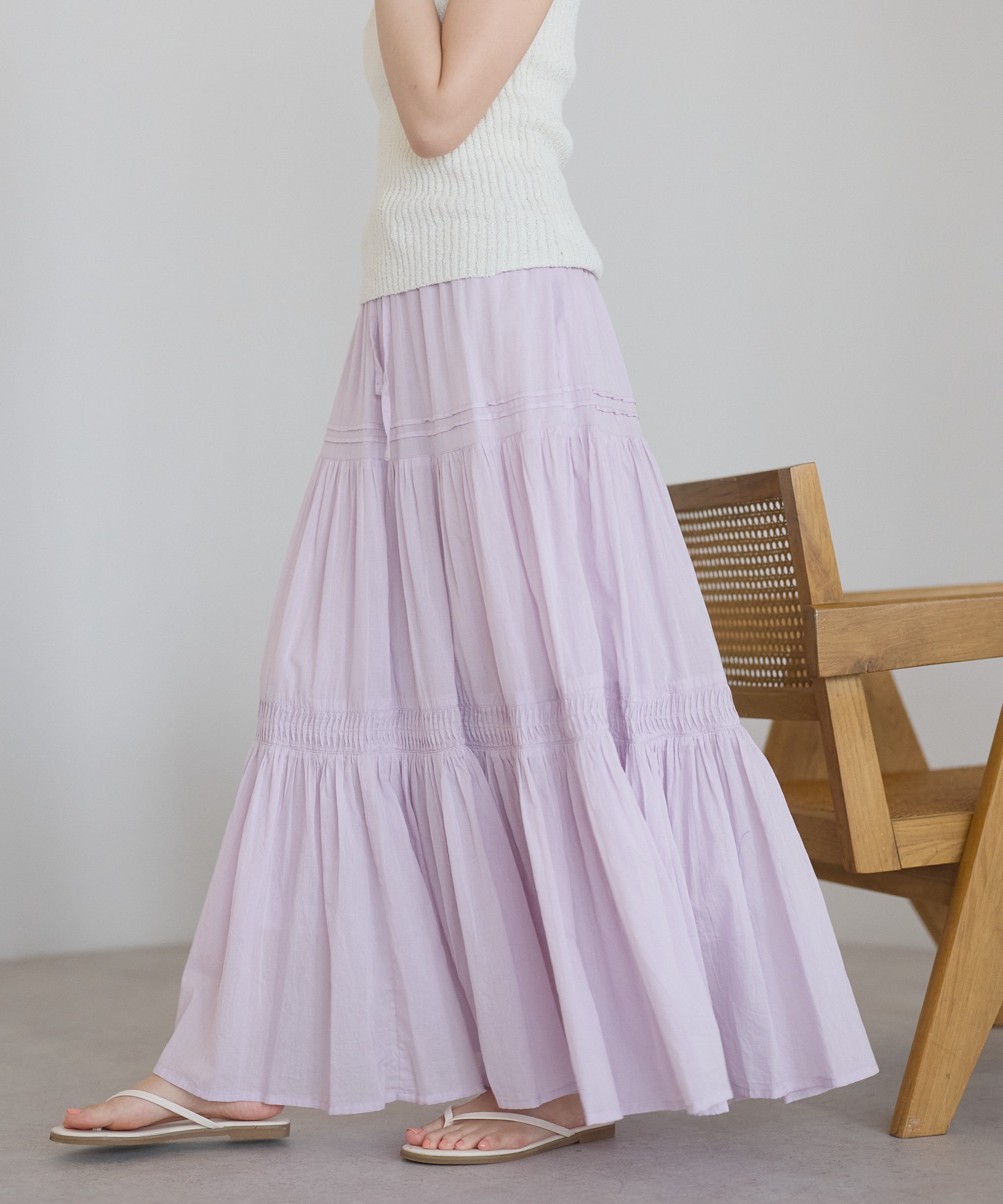model：161cm 着用サイズ：FREE