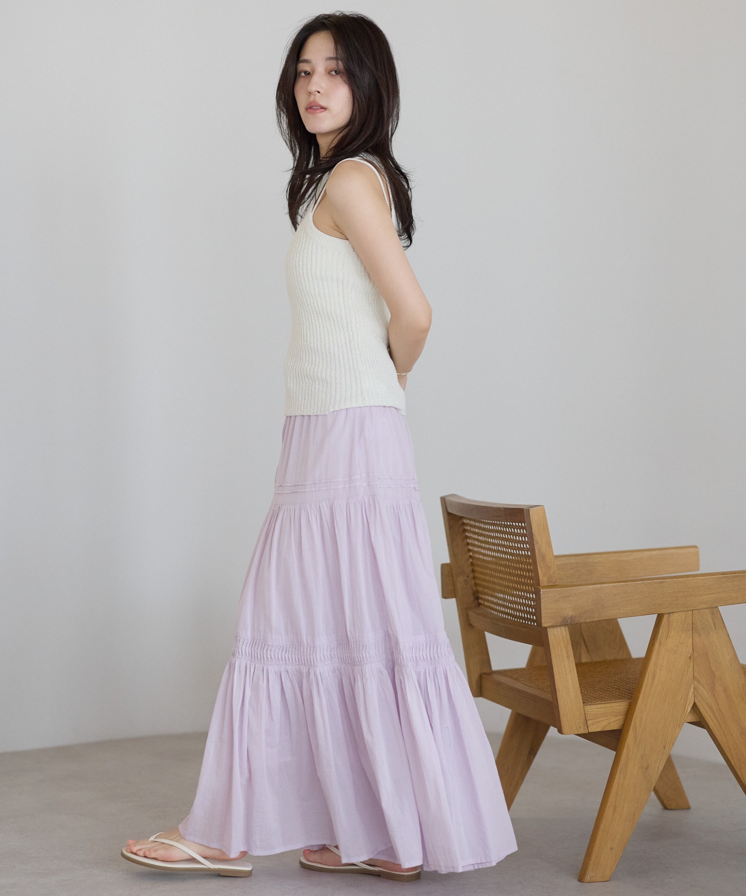 model：161cm 着用サイズ：FREE