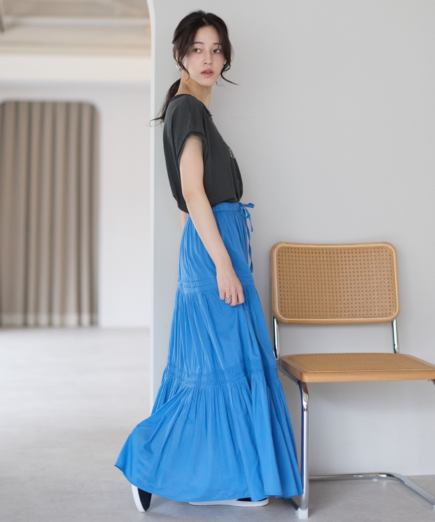 model：161cm 着用サイズ：FREE