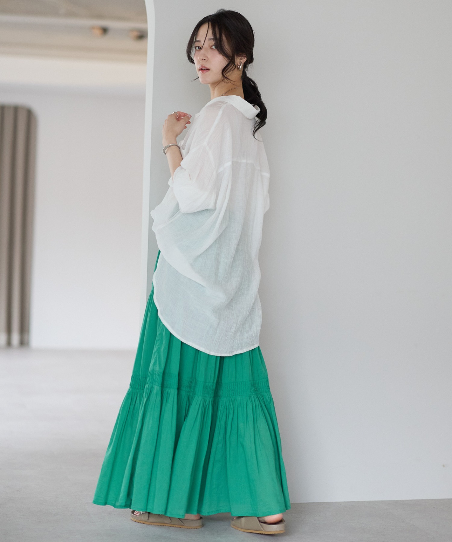 model：161cm 着用サイズ：FREE