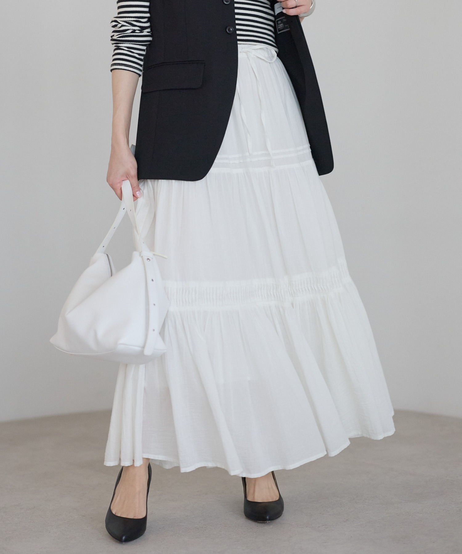 model：161cm 着用サイズ：FREE