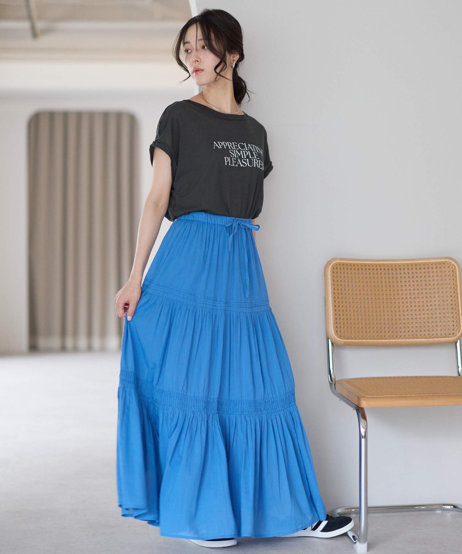 model：161cm 着用サイズ：FREE