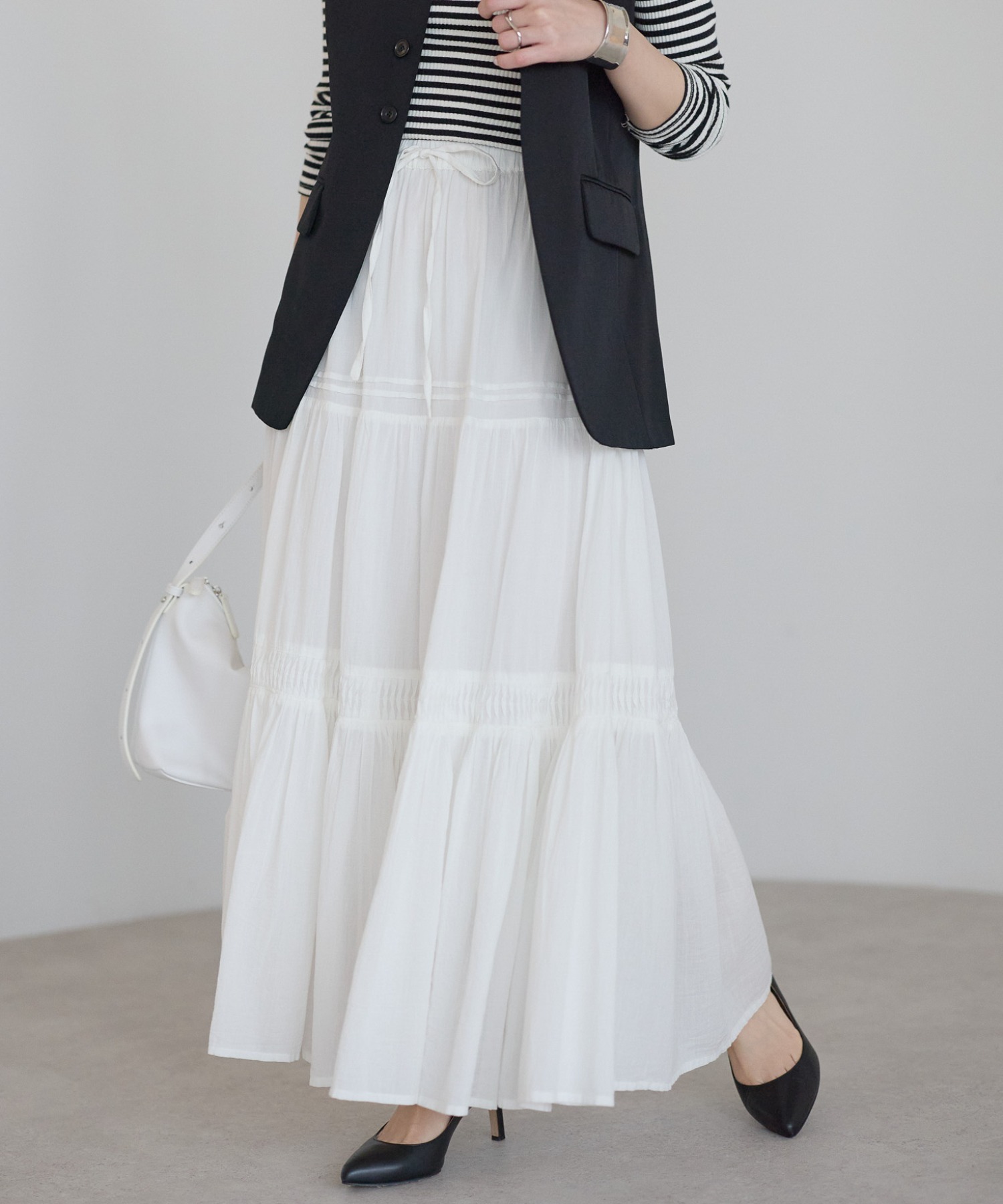 model：161cm 着用サイズ：FREE