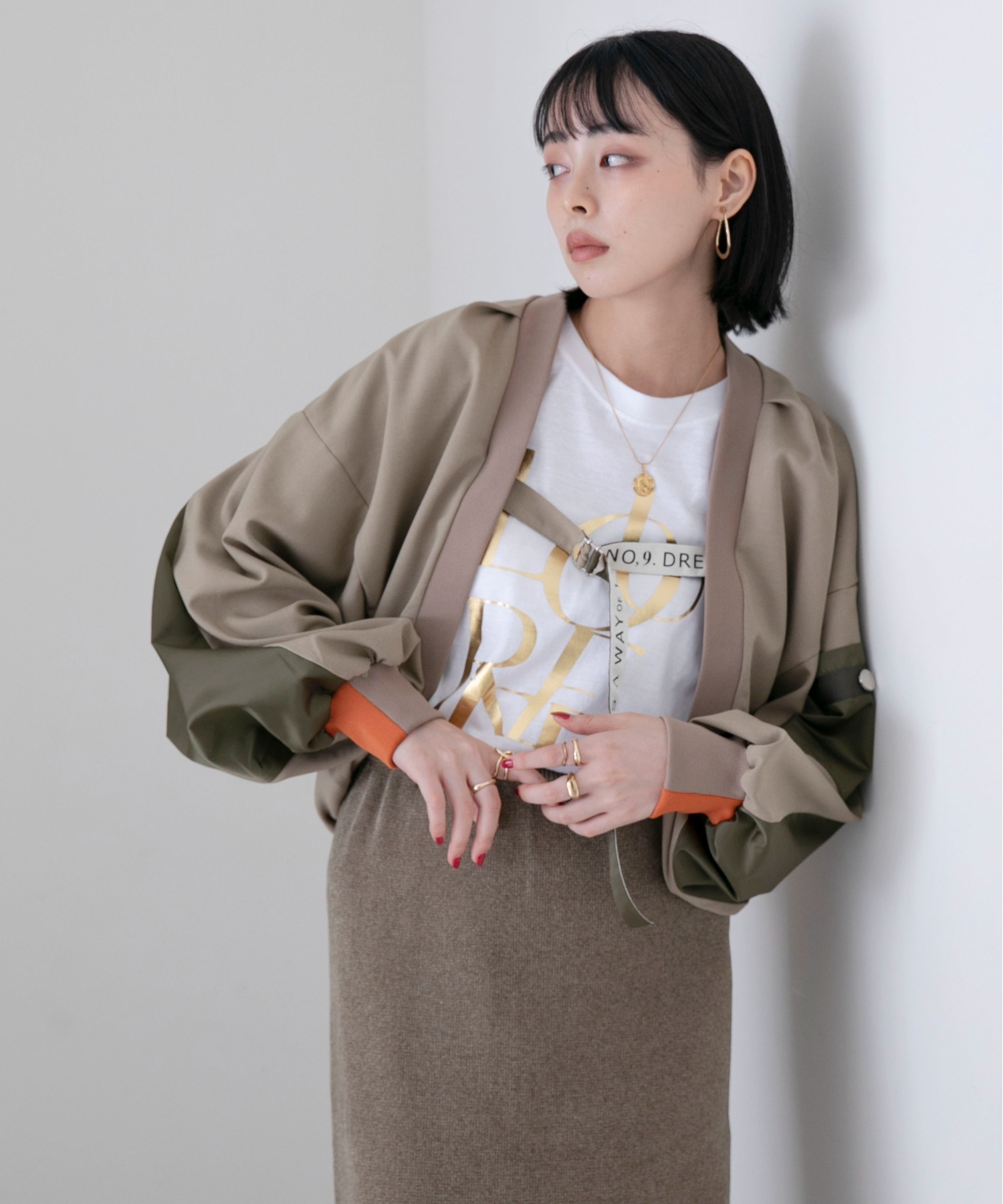 SALE！ADERERROR 大人気テープロゴ比翼ブルゾンMaisonKitsune