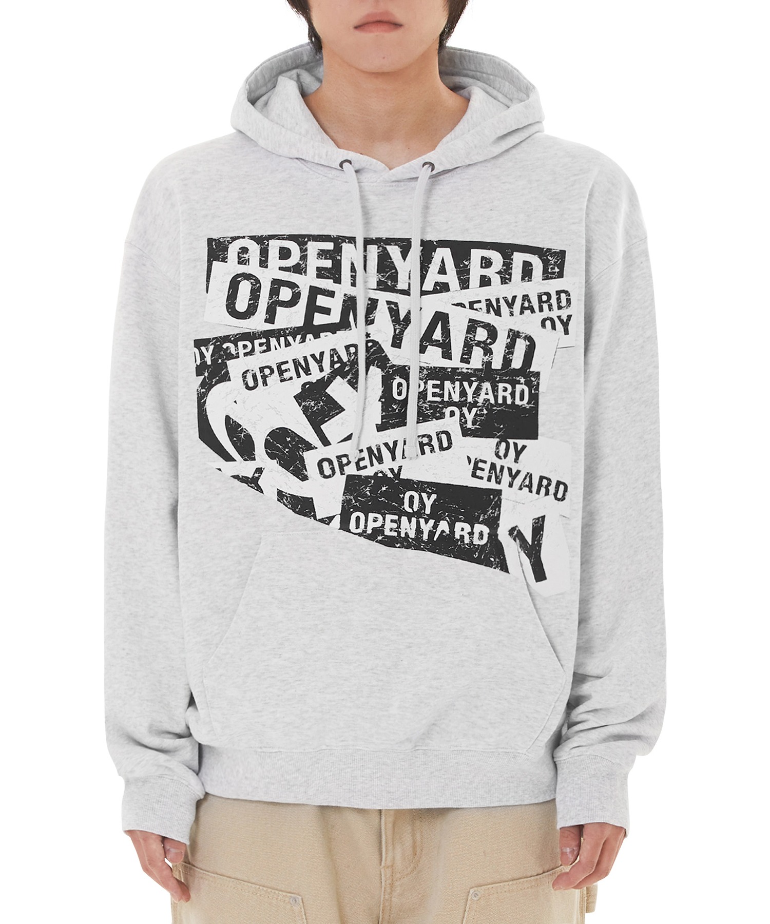 【新品】OY ロゴパーカー グレー フリーサイズ OY/オーワイ』 ALL OVER LOGO HOODIE/オールオーバーロゴ フーディー
