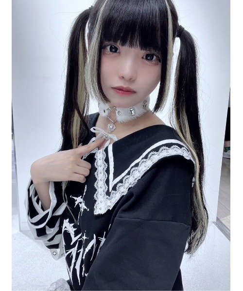 A'GEM/9 × .kom 『AOSPACE』カラーレイヤードロングスリーブTシャツ