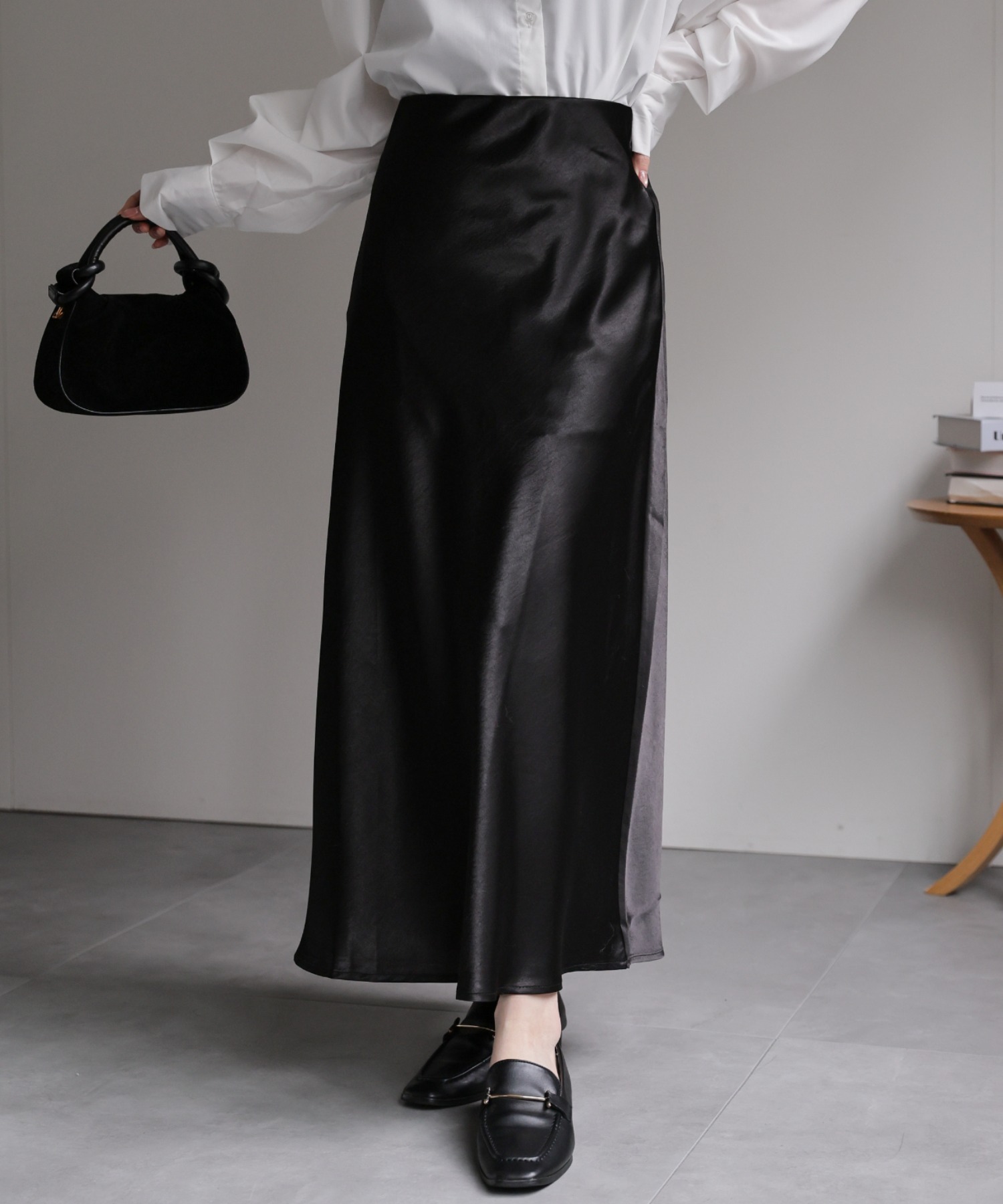 model：162cm 着用サイズ：F