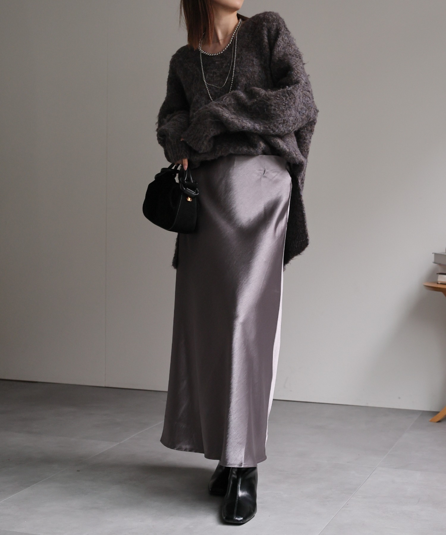 model：162cm 着用サイズ：F