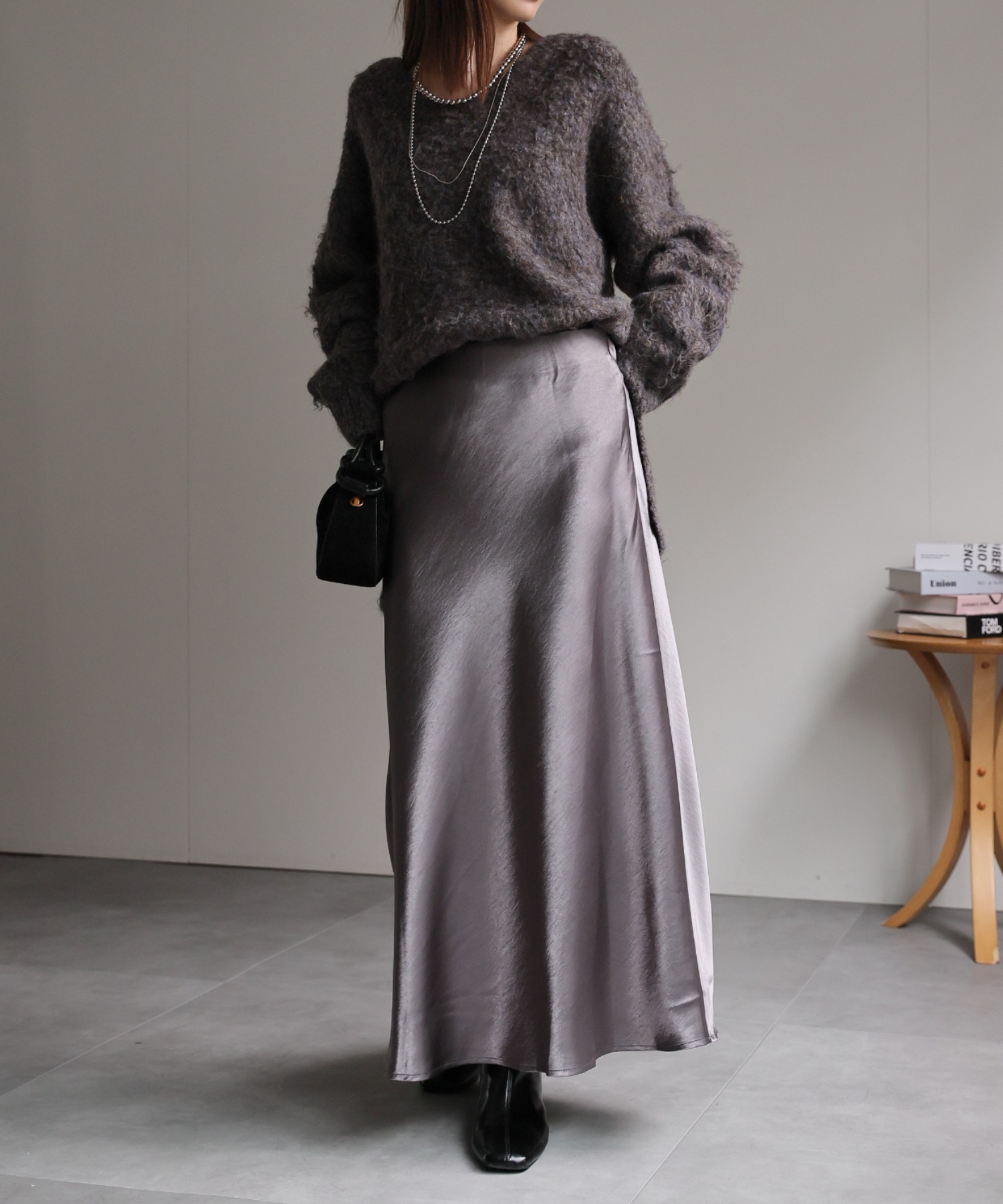 model：162cm 着用サイズ：F