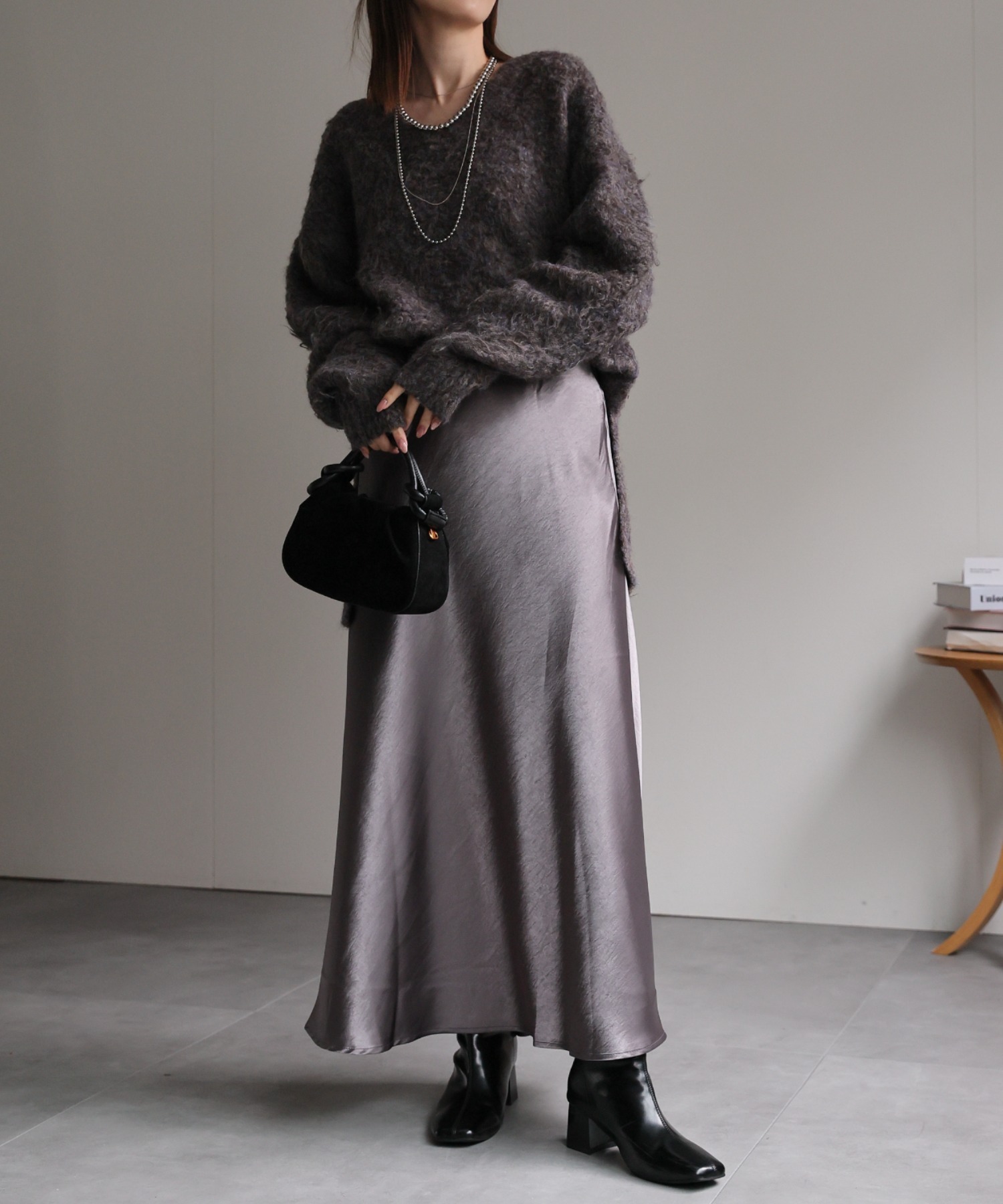 model：162cm 着用サイズ：F