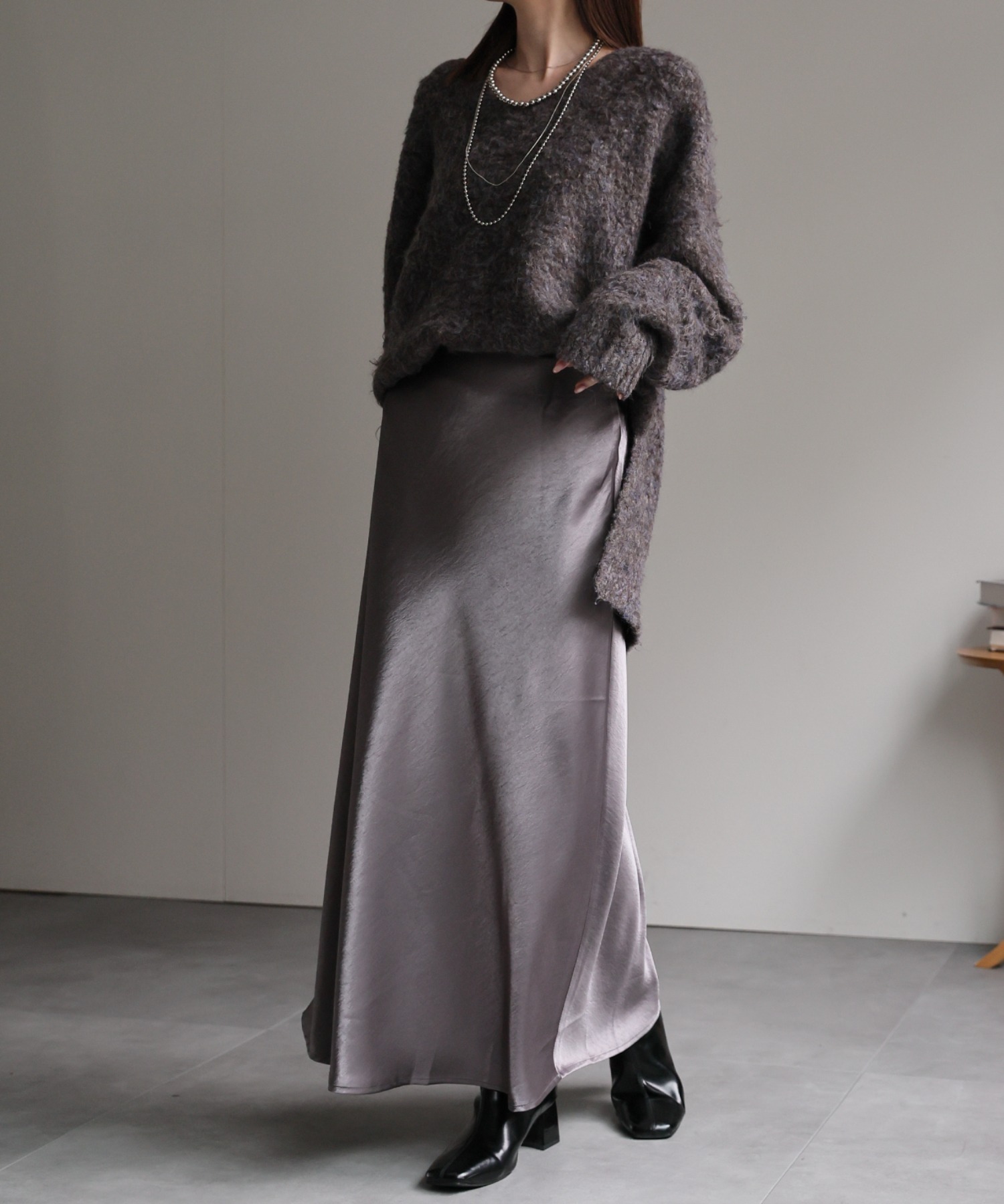 model：162cm 着用サイズ：F