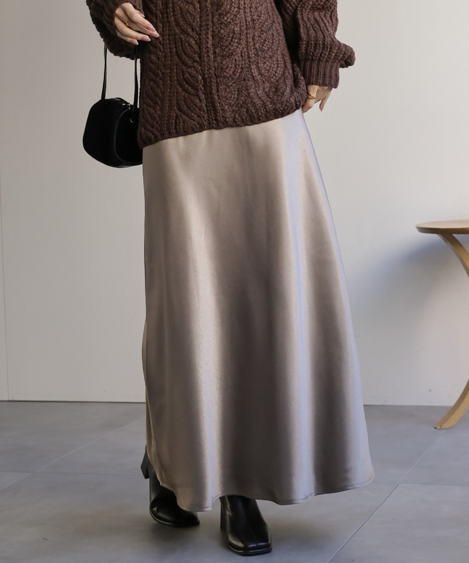 model：162cm 着用サイズ：F