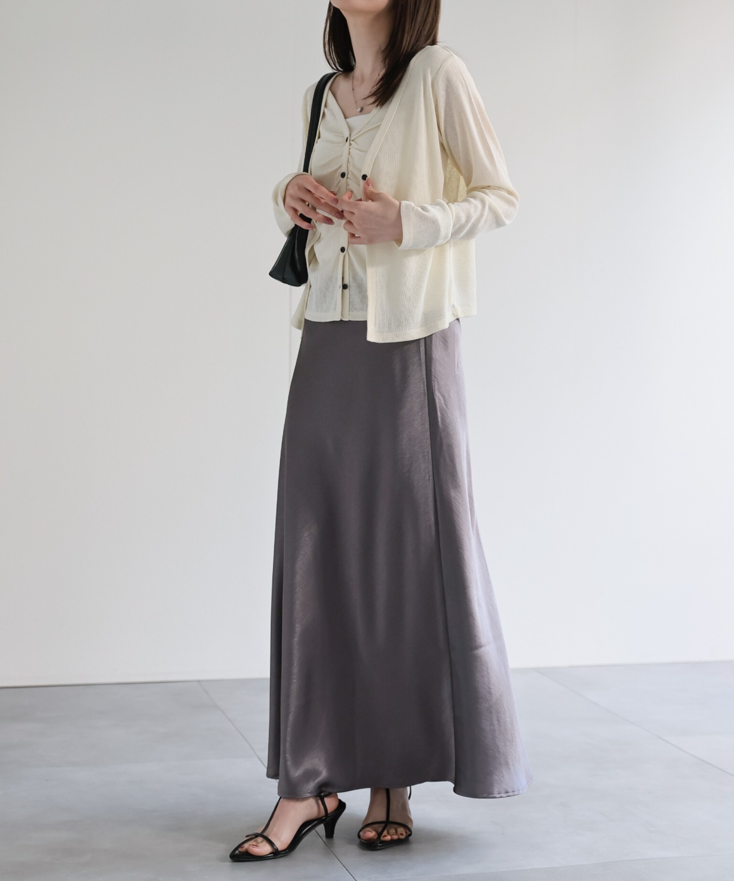 model：162cm 着用サイズ：F