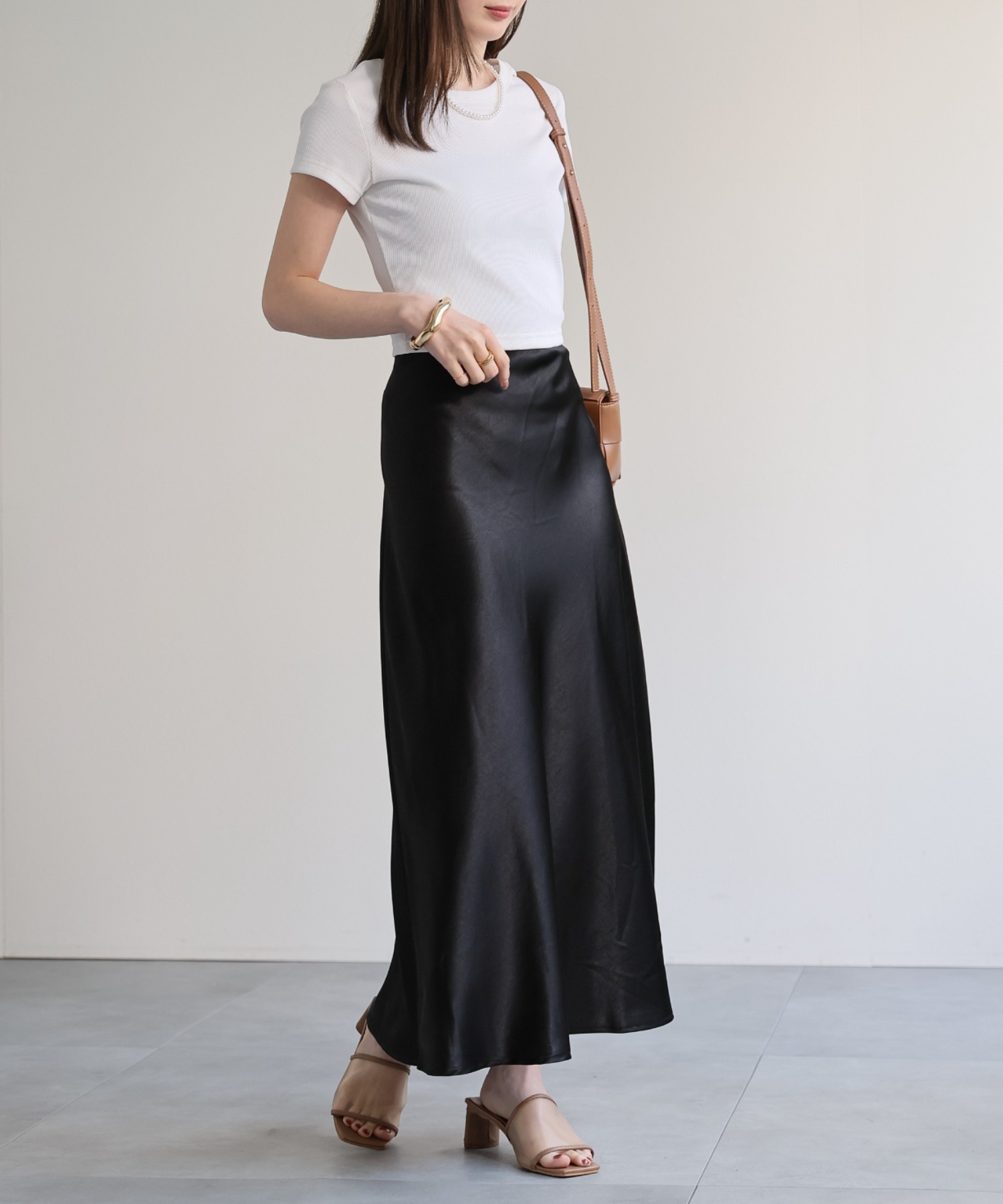 model：162cm 着用サイズ：F