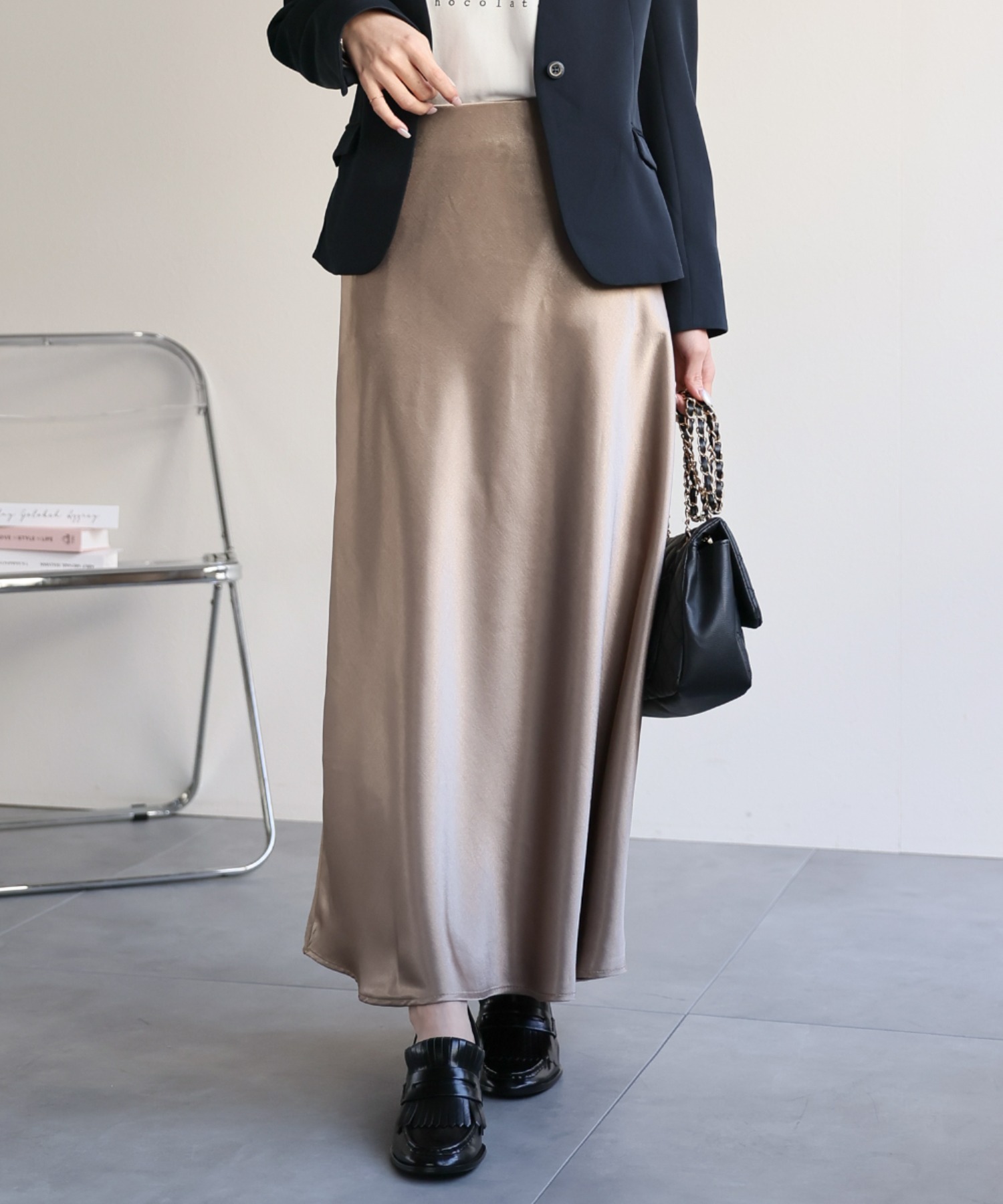 model：162cm 着用サイズ：F