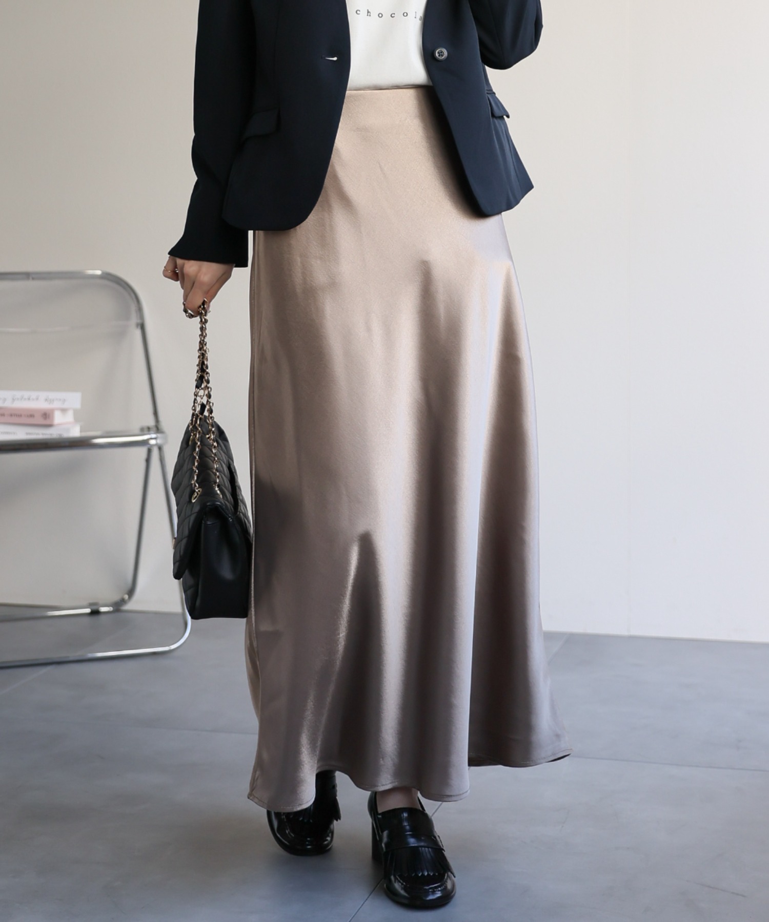model：162cm 着用サイズ：F