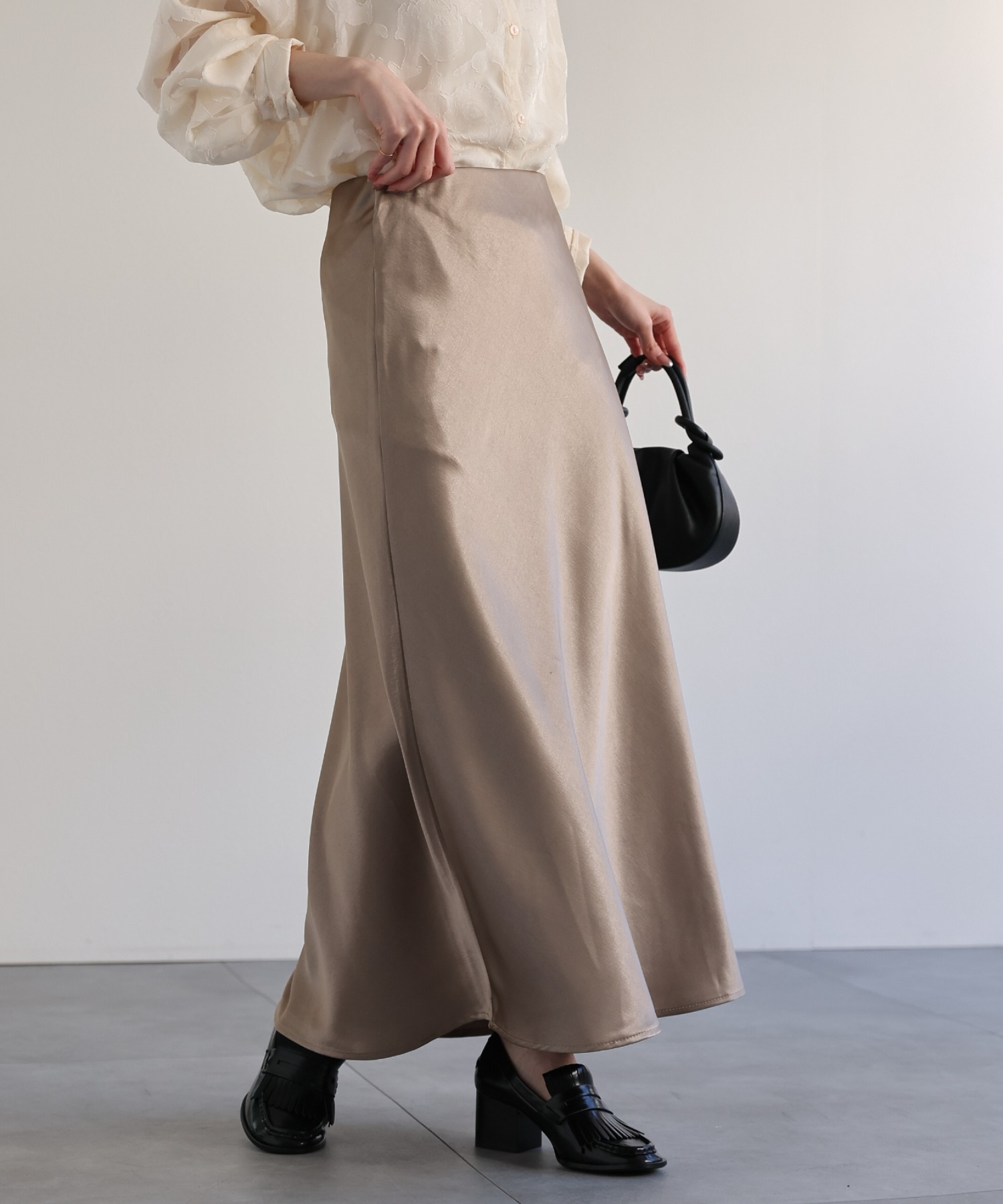 model：162cm 着用サイズ：F