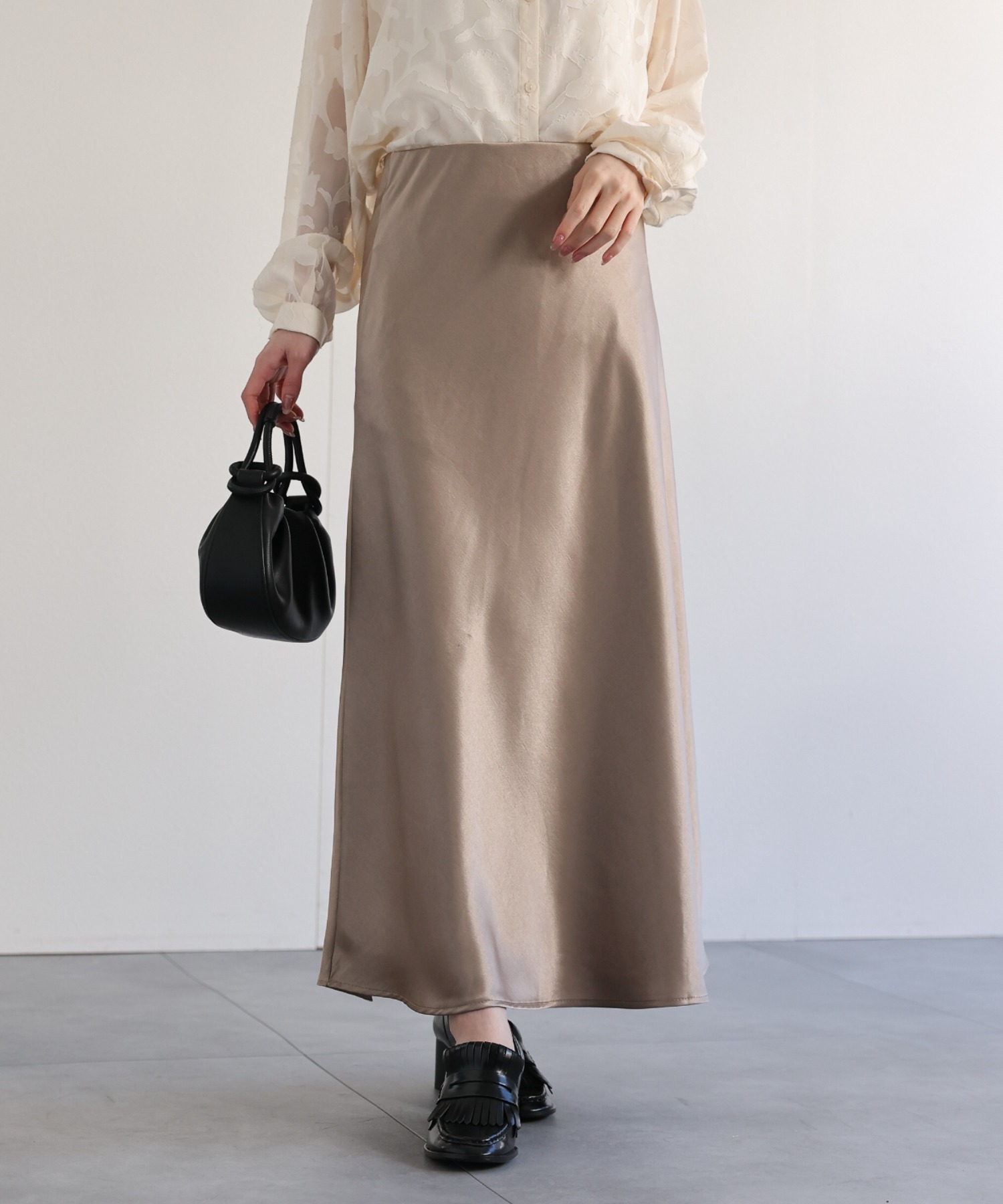 model：162cm 着用サイズ：F