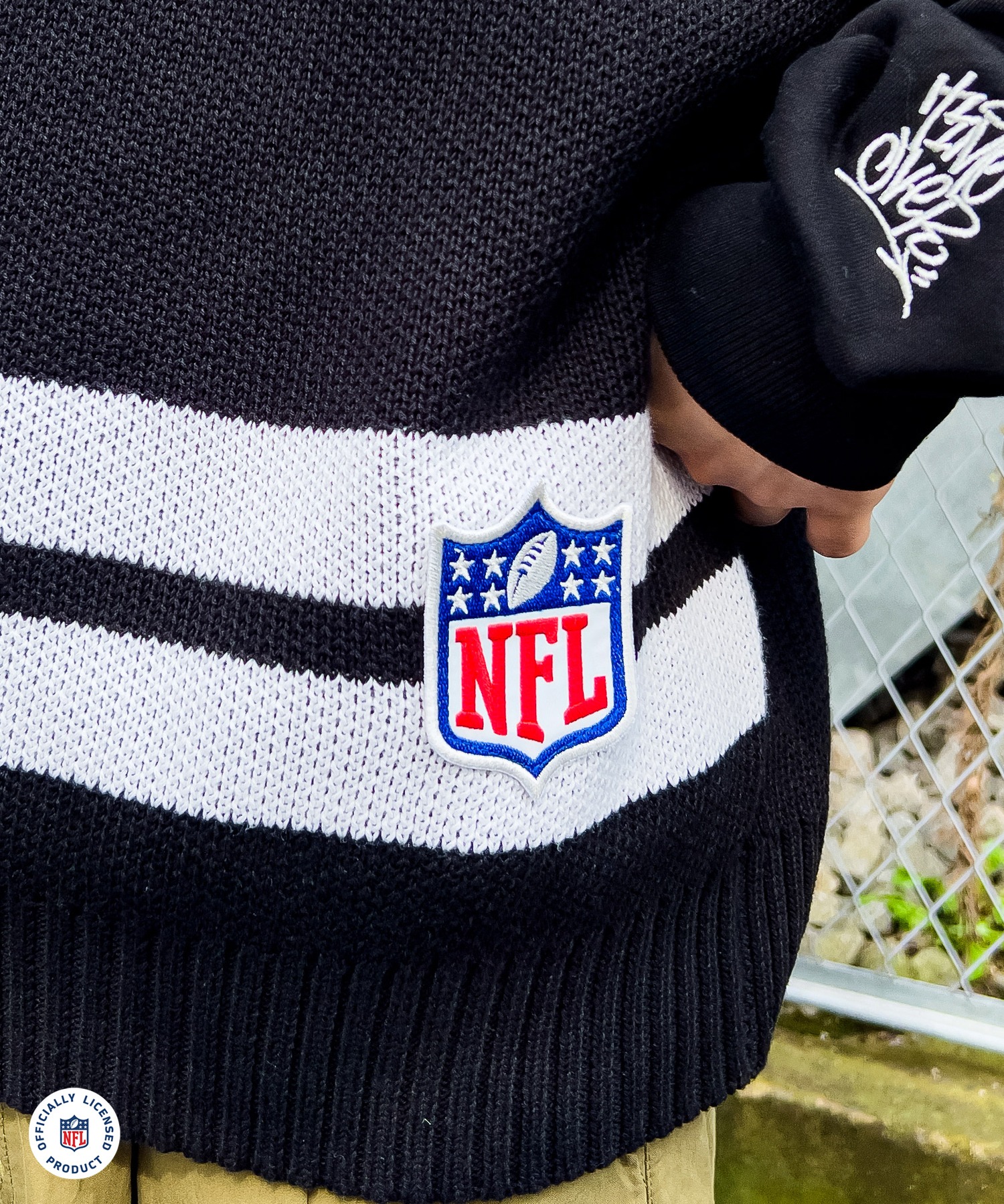 NFL×A'gem KNITTED VEST］アップリケ刺繍ニットベスト A'gem│A'GEM/9