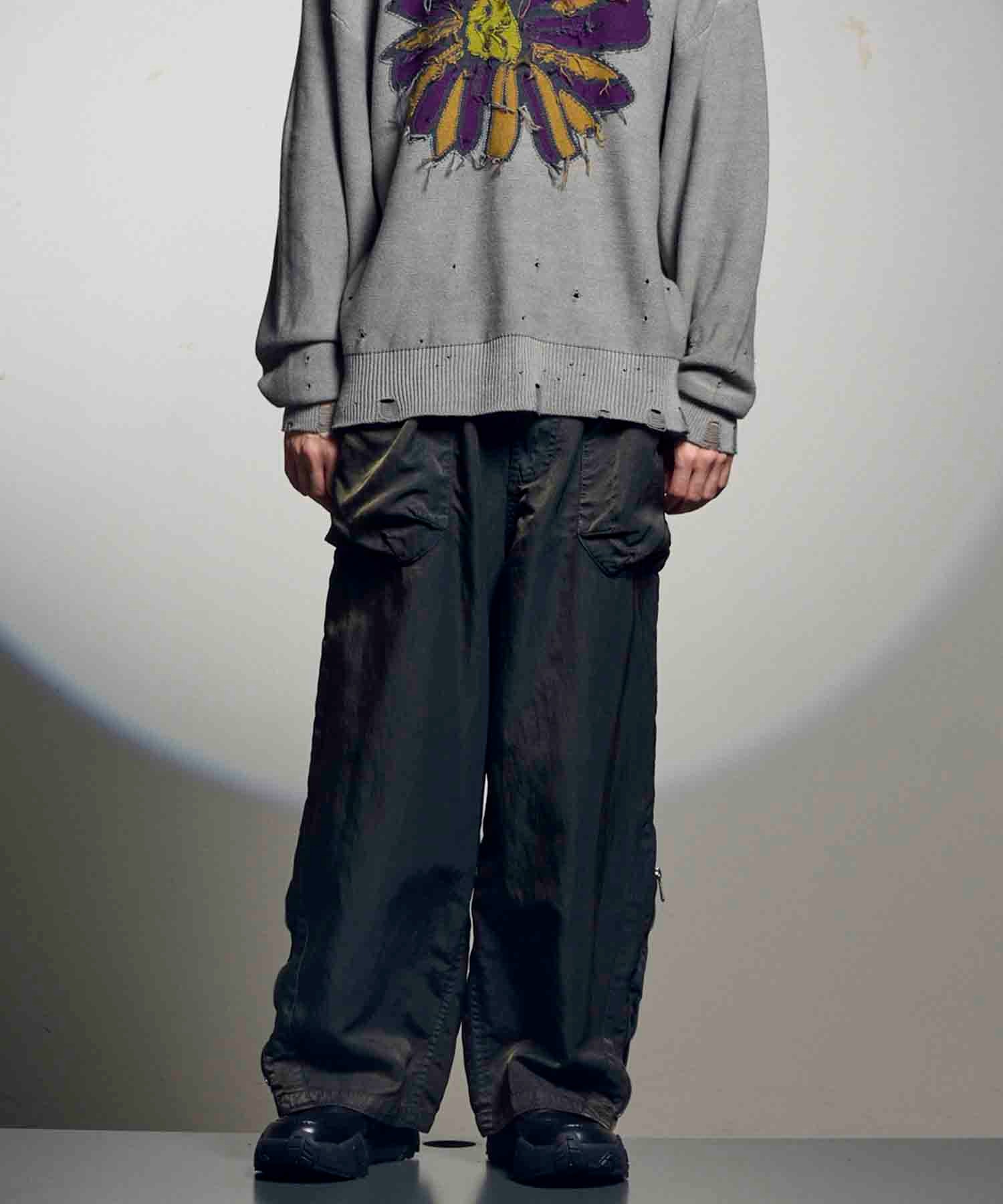 パンツ Garment Dyed Nylon Double Pocket Pants UNISEX》Garment Dyed Nylon Double Pocket Pants/製品染めナイロン