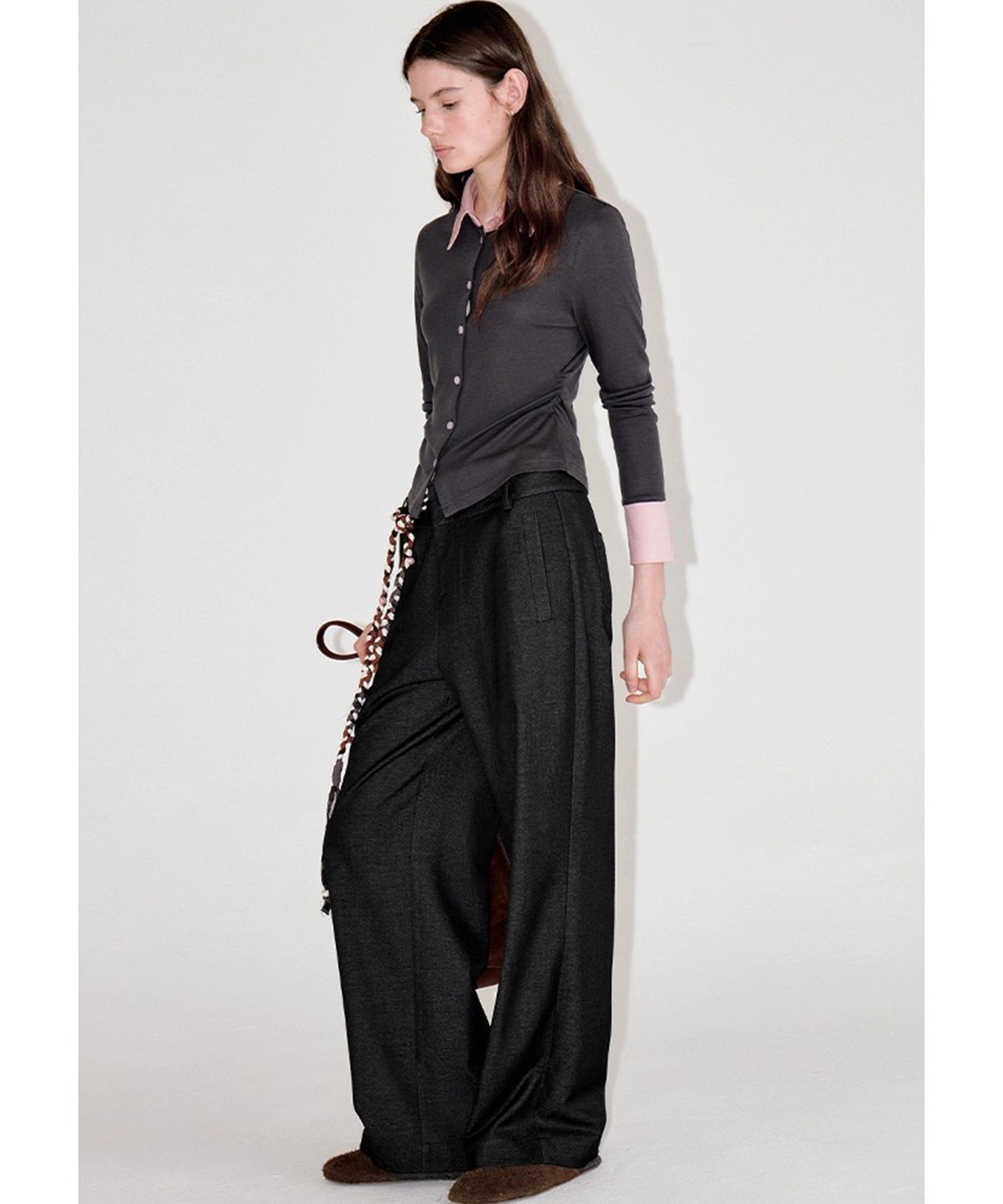 ワイドストレートスラックス FD25K007【Fano Studios】【2025AW