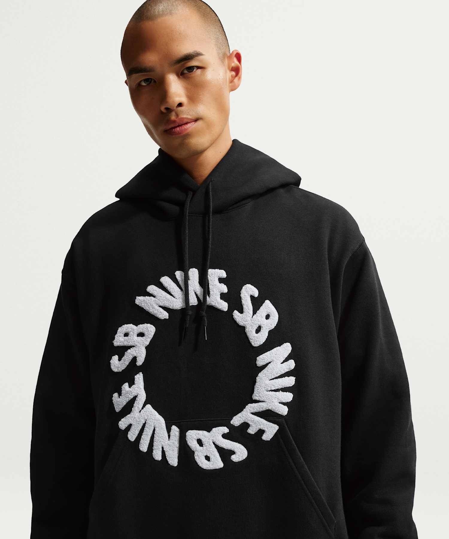 Nike SB Fleece Pullover Skate Hoodie IF0656-010 — черный худи Nike SB