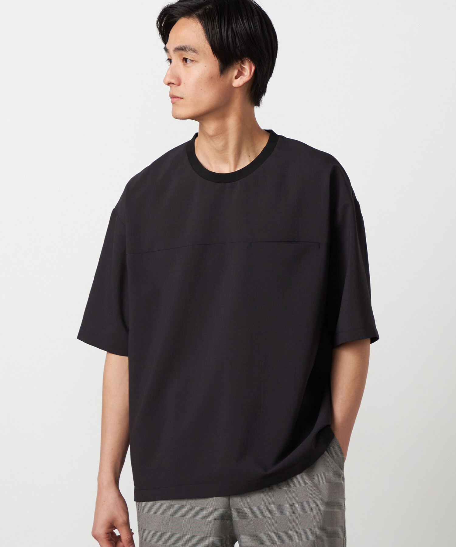 Легкая быстросохнущая футболка Linen-like Poly T‑shirt (быстрое впитывание)