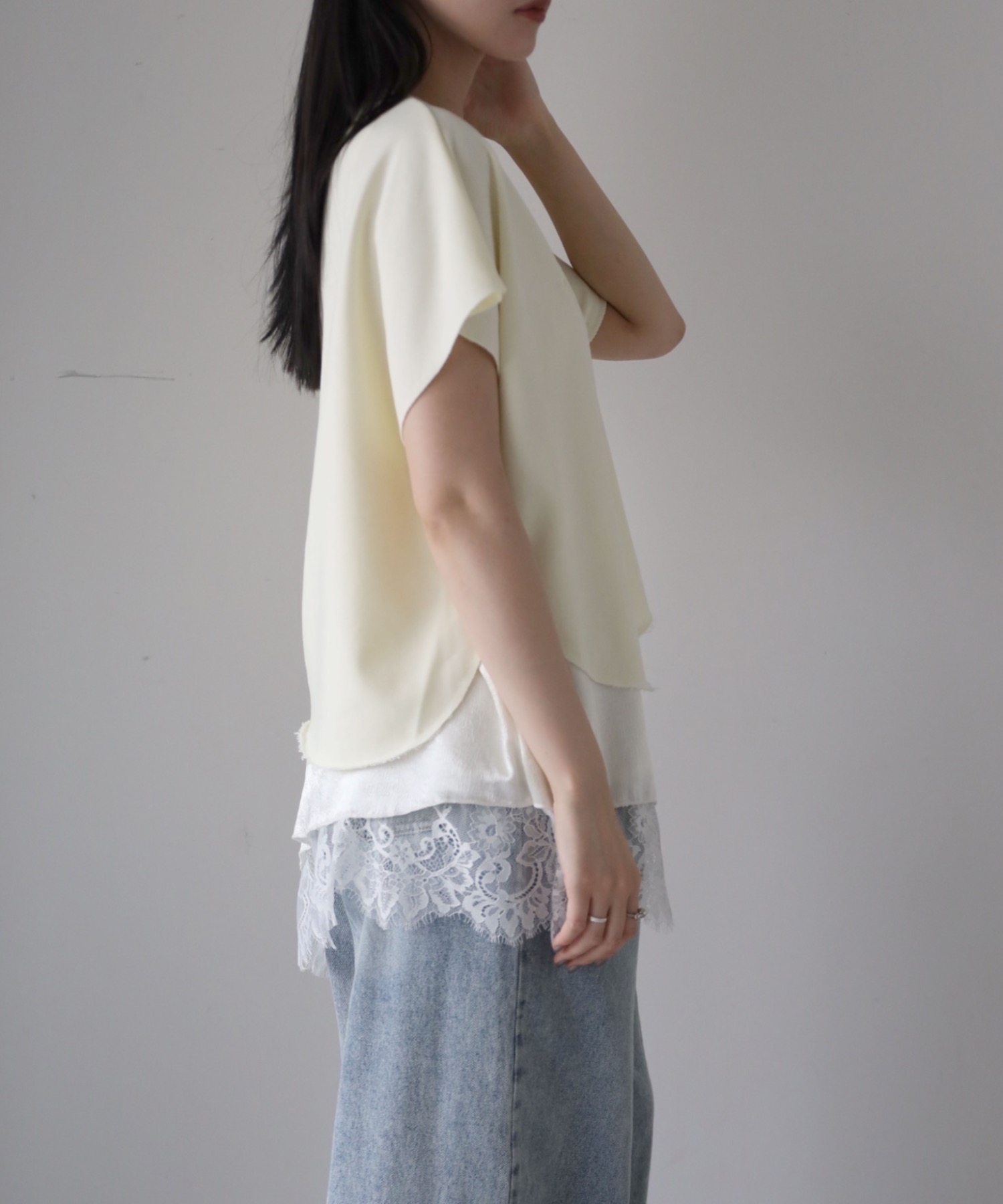 model：164cm. 着用サイズ：FREE