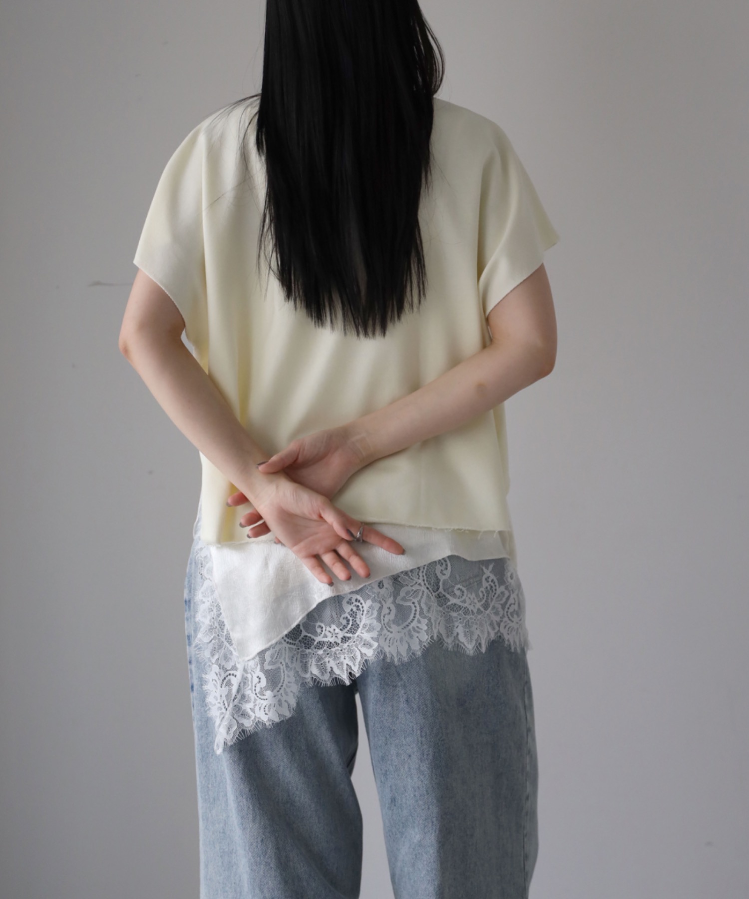 model：164cm. 着用サイズ：FREE