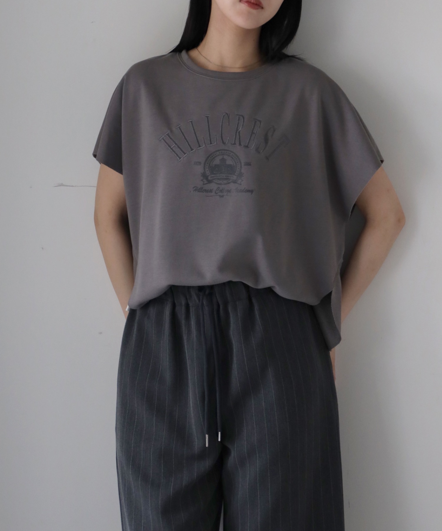 model：164cm. 着用サイズ：FREE