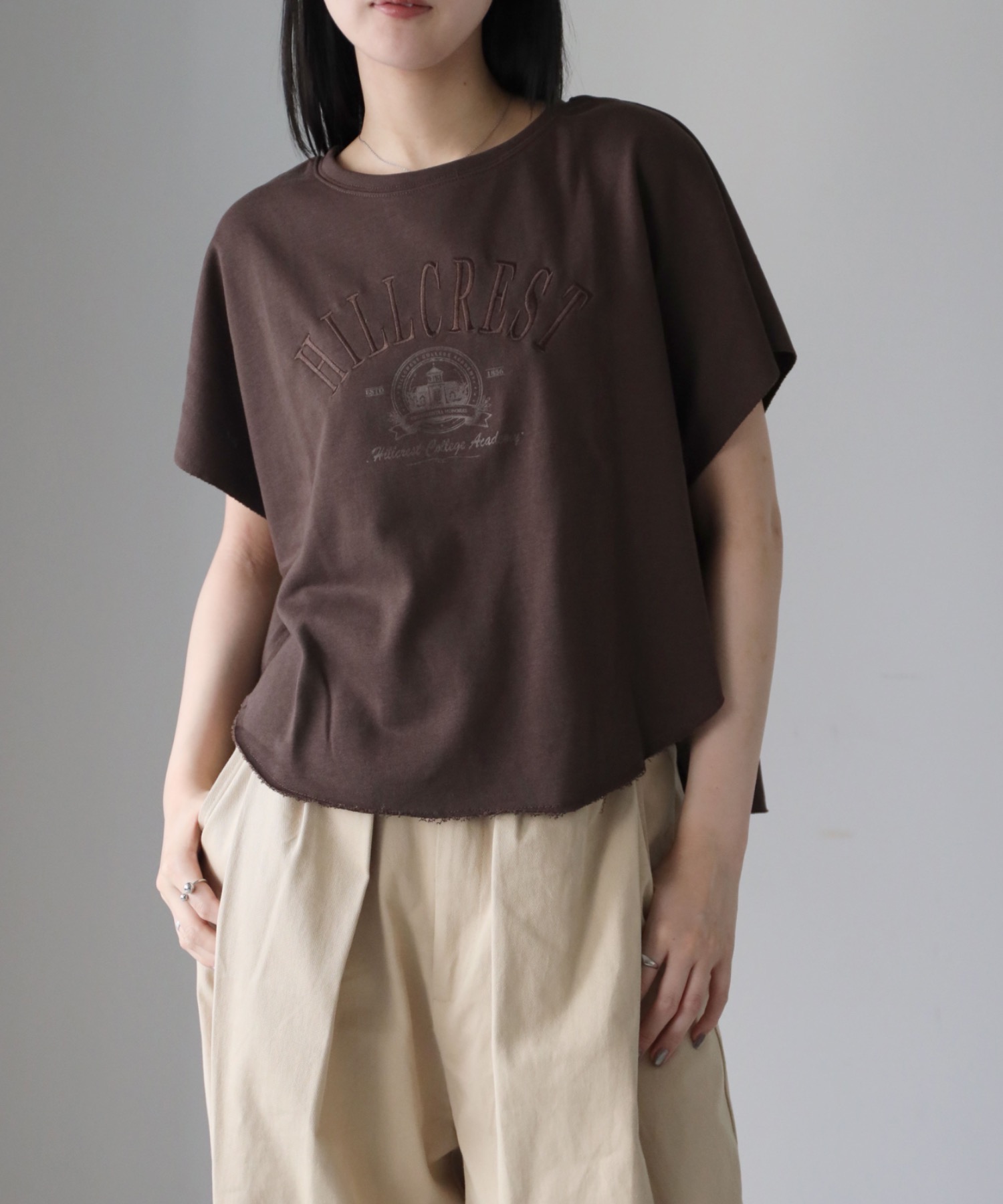 model：164cm. 着用サイズ：FREE