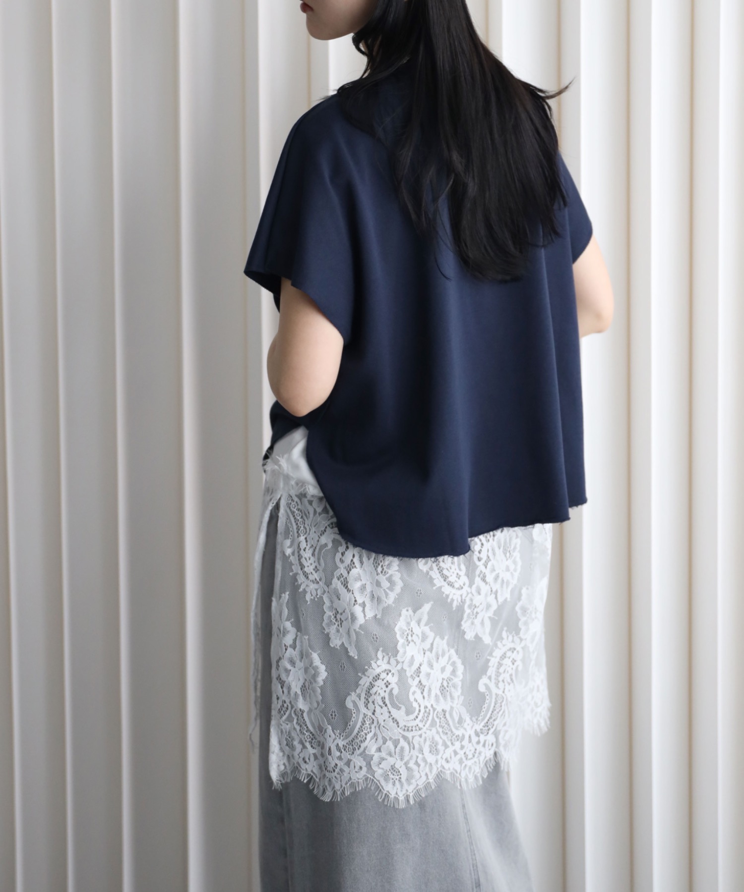 model：164cm. 着用サイズ：FREE