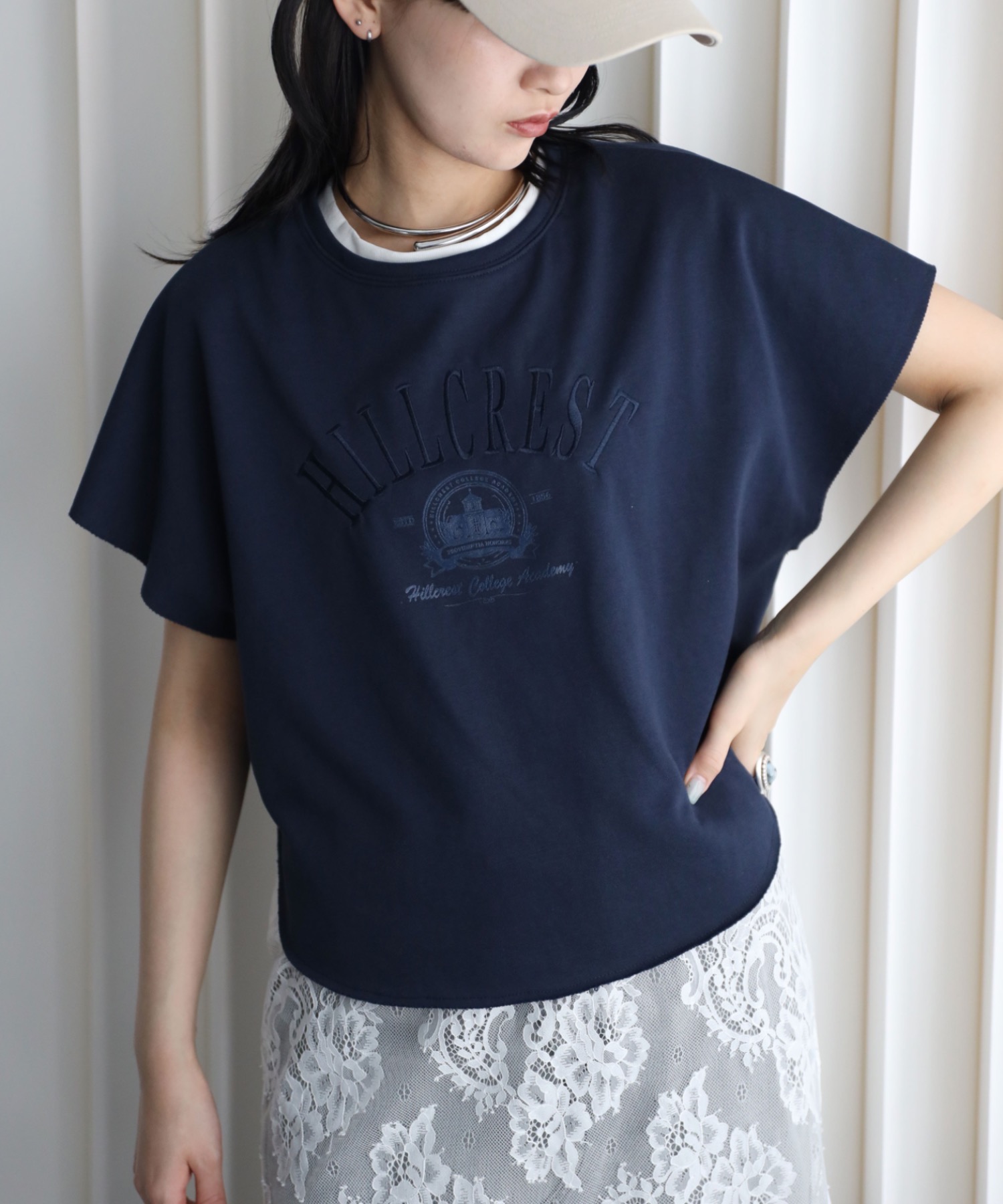 model：164cm. 着用サイズ：FREE