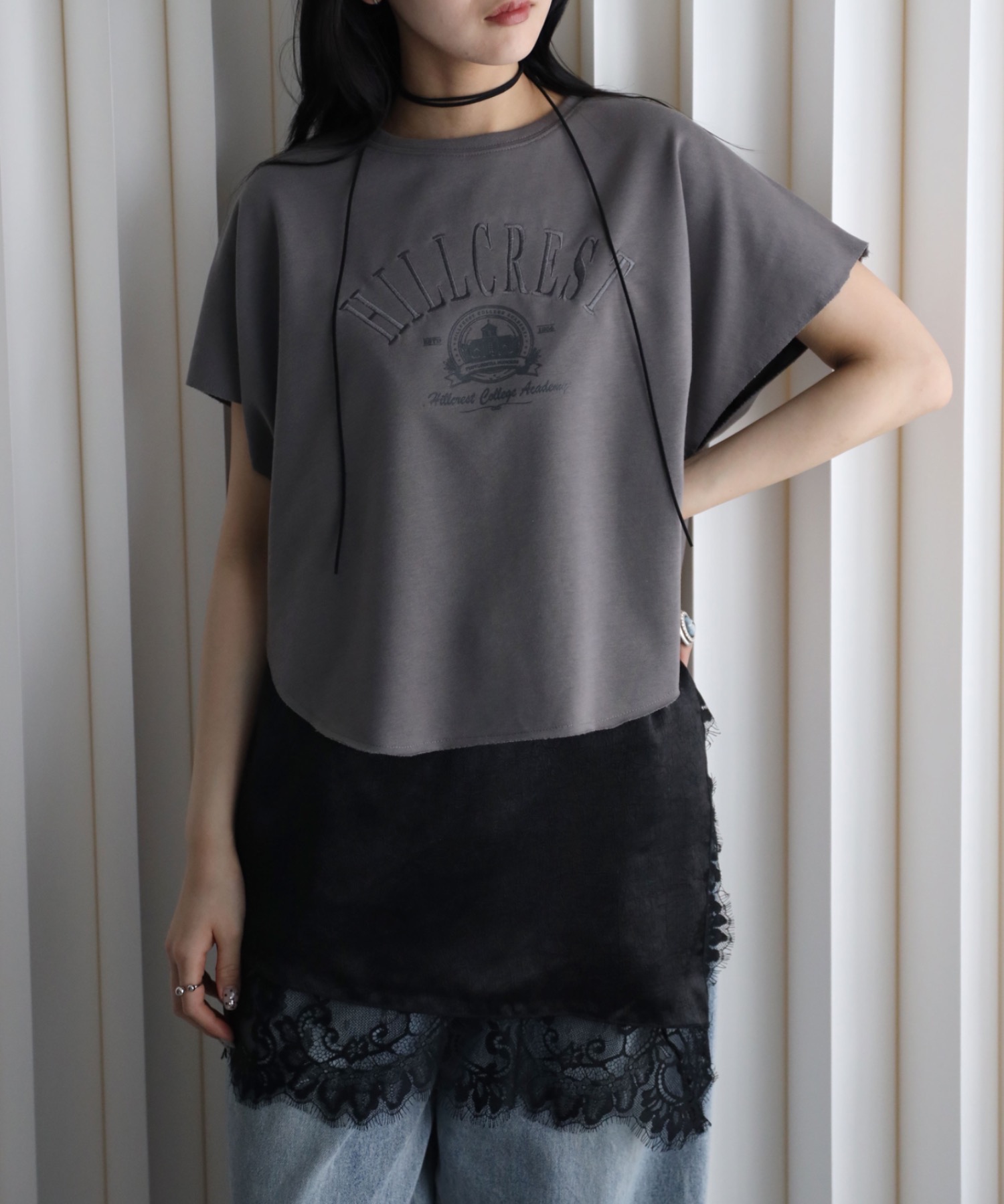 model：164cm. 着用サイズ：FREE