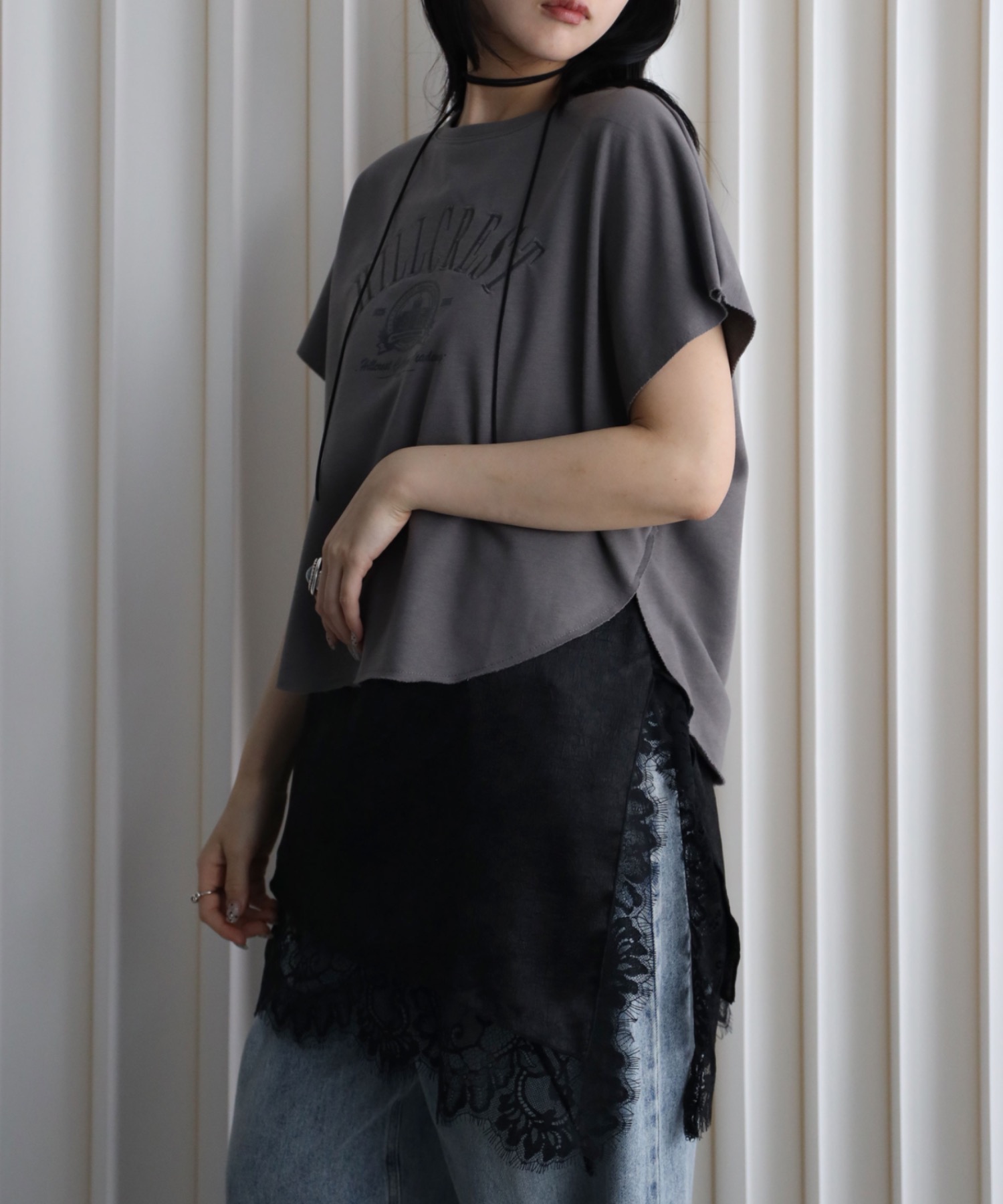 model：164cm. 着用サイズ：FREE