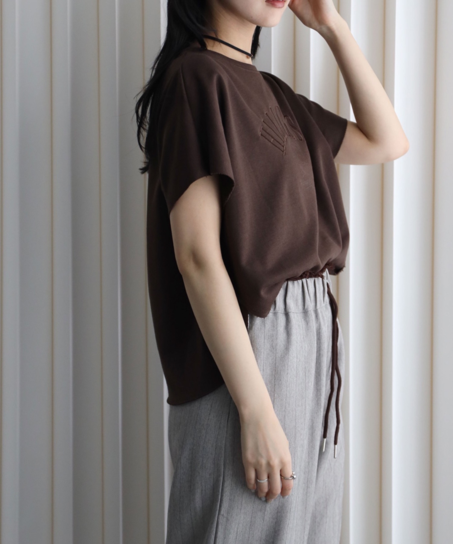 model：164cm. 着用サイズ：FREE
