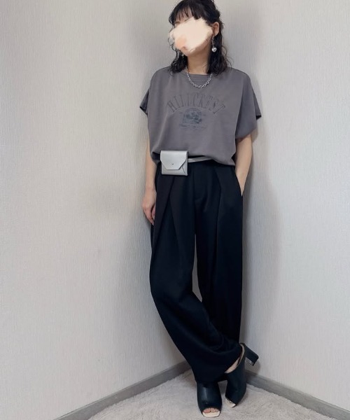 model：164cm. 着用サイズ：FREE