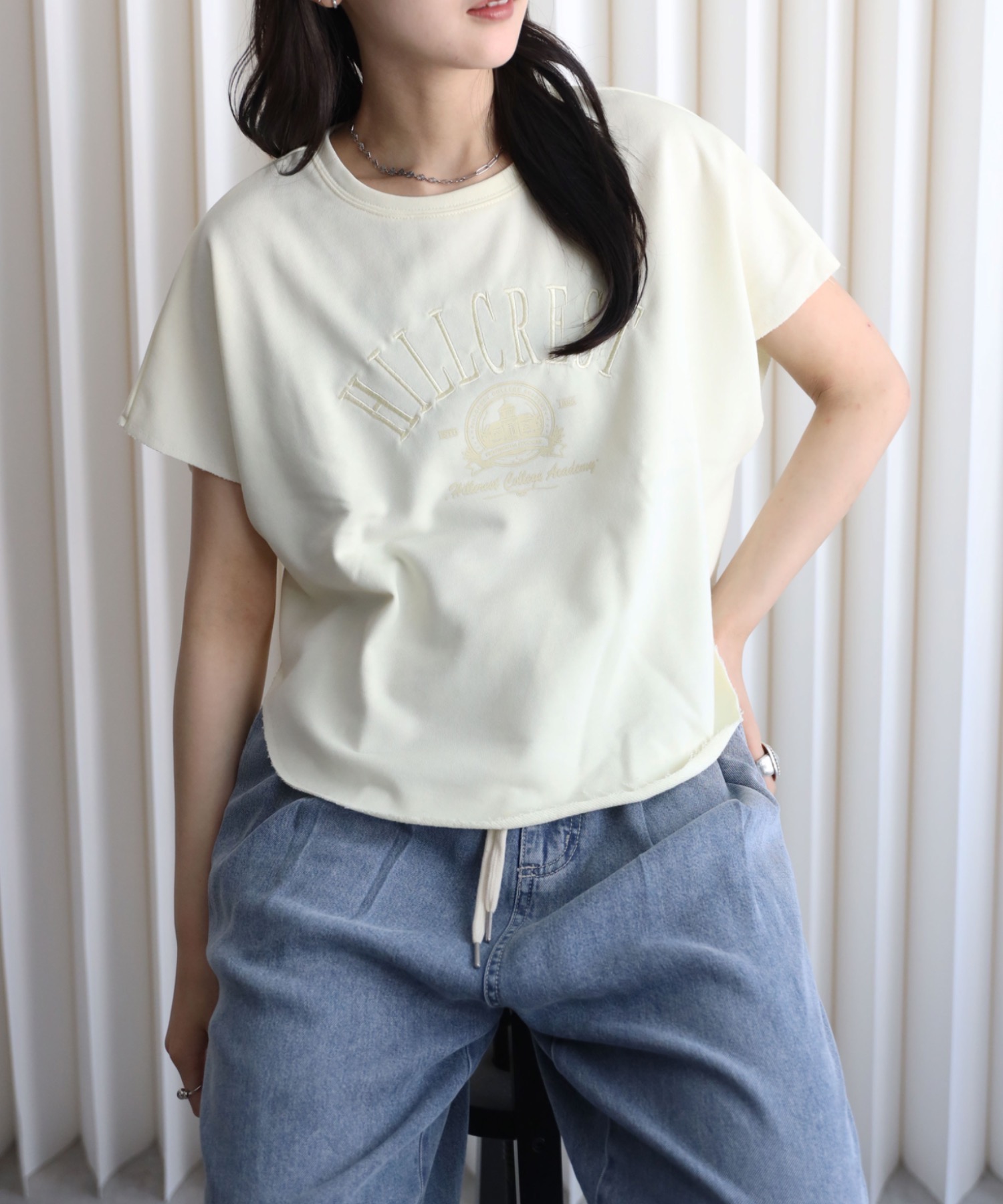 model：164cm. 着用サイズ：FREE