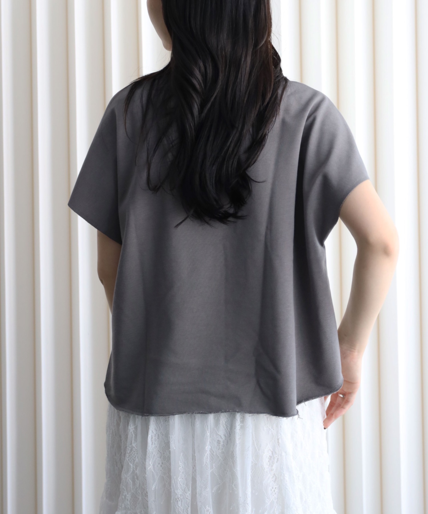 model：164cm. 着用サイズ：FREE