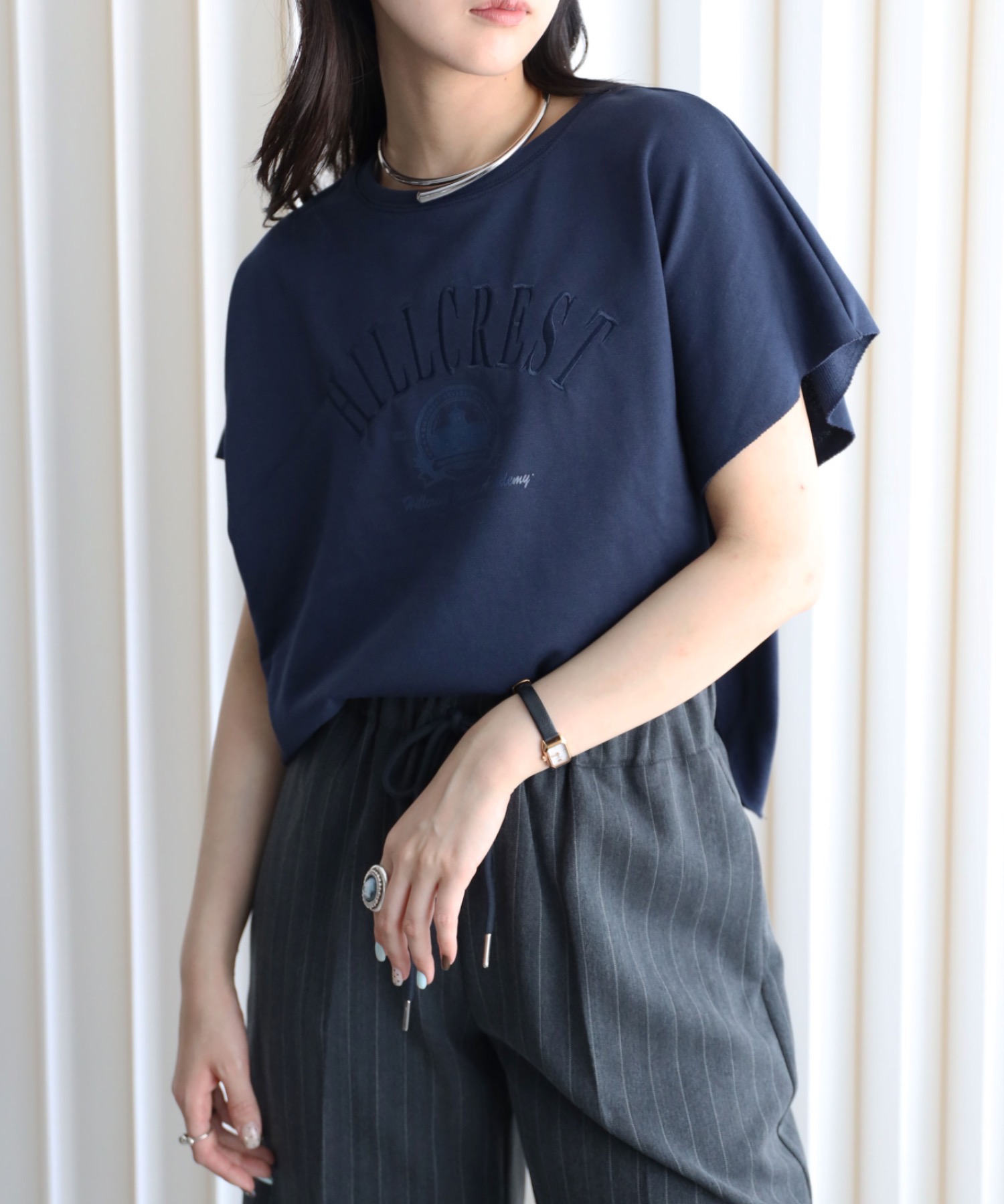 model：164cm. 着用サイズ：FREE