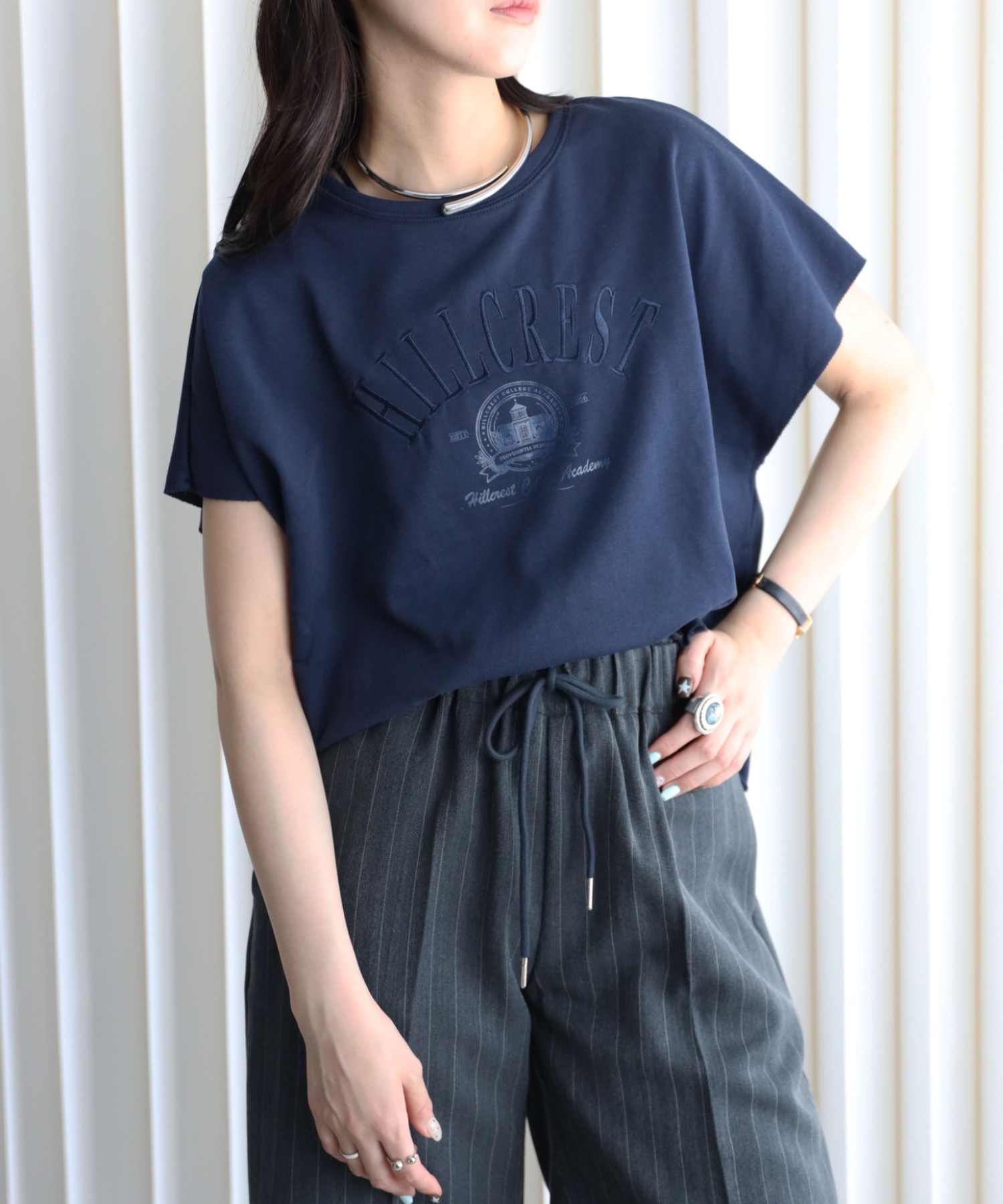 model：164cm. 着用サイズ：FREE